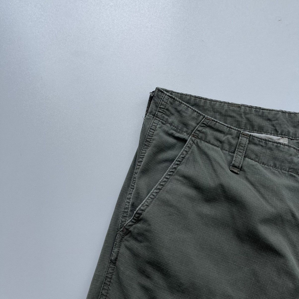 Carhartt Wip Carhartt WIP Regular Fit Baggy Cargo Pants Green Y2K Size US 34 / EU 50 - 4 Thumbnail