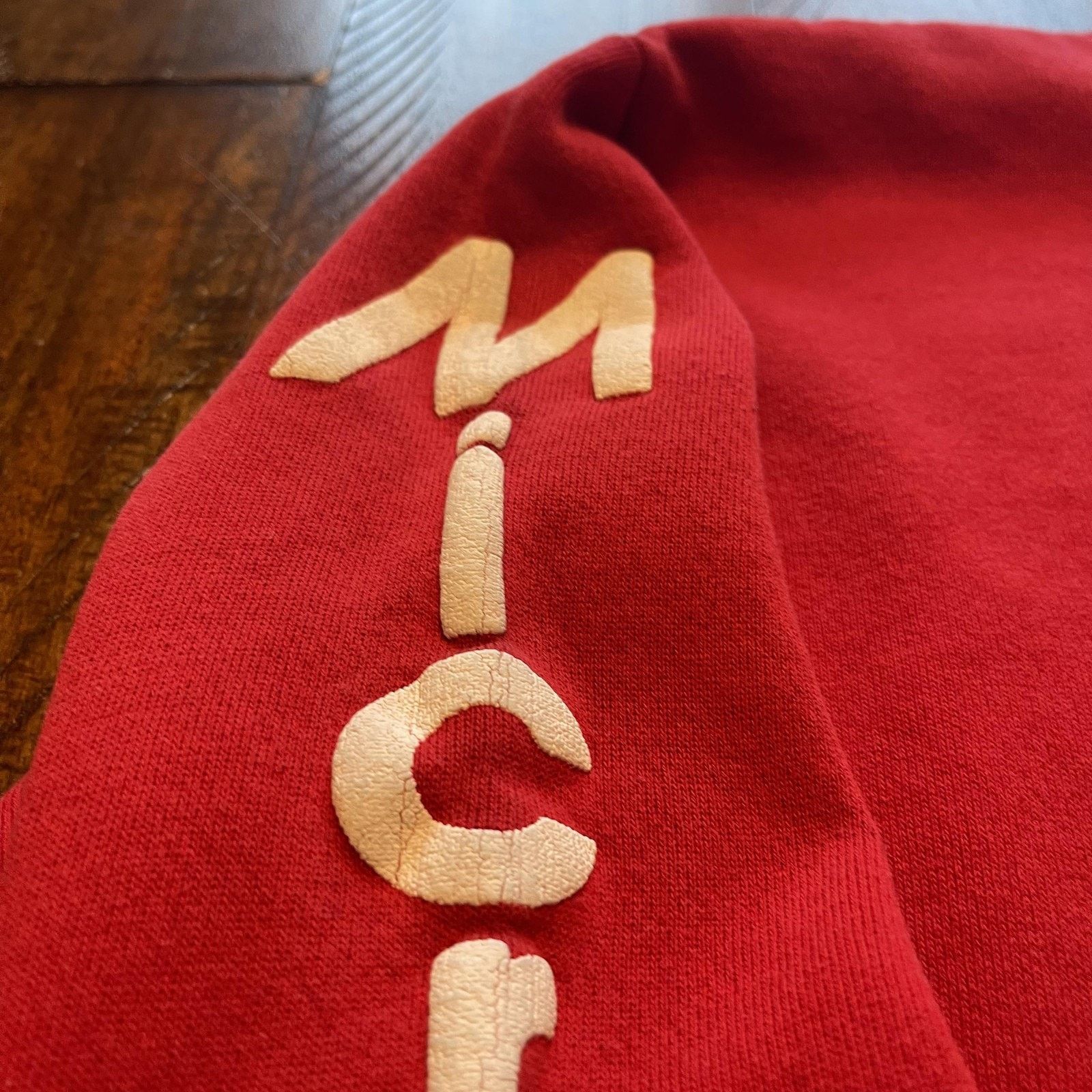 Vintage VINTAGE MicroAge Sweatshirt Mens Large Red Crewneck Pullover Size US L / EU 52-54 / 3 - 6 Thumbnail