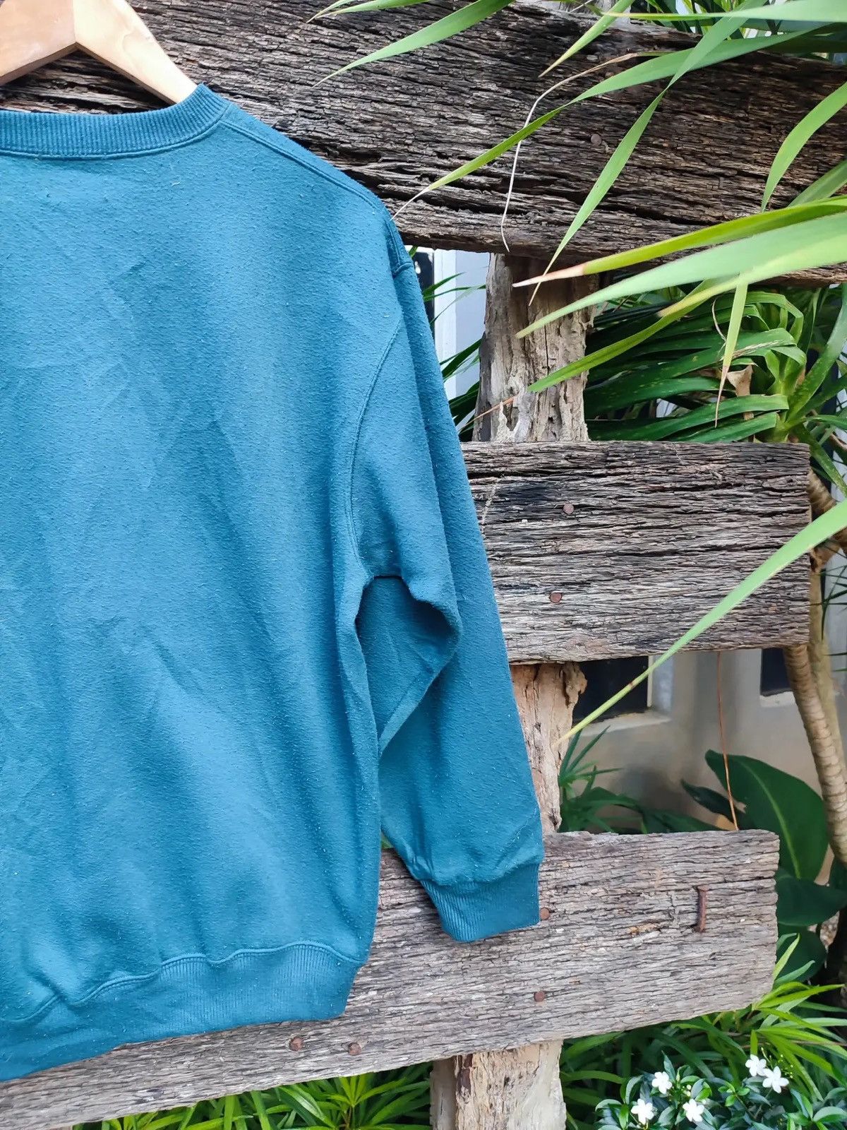 Budweiser Vintage Budweiser Logo Crewneck Sweatshirt (Teal) Size US M / EU 48-50 / 2 - 8 Thumbnail