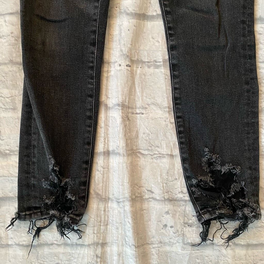 Agolde Agolde Los Angeles premium women 27 distressed ripped cotton Size 27" / US 4 / IT 40 - 2 Thumbnail