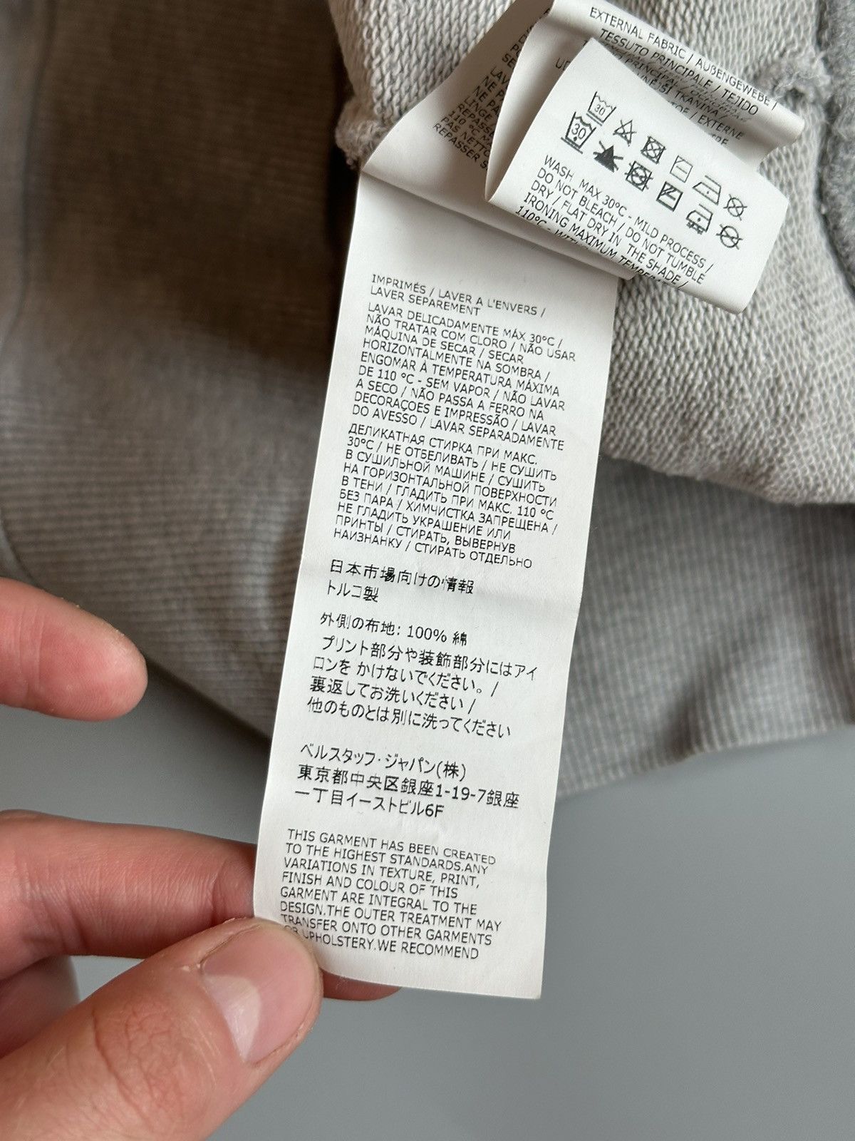Belstaff Belstaff Hoodie Motorcycle England Gray Size 3XL True Large Size US L / EU 52-54 / 3 - 8 Thumbnail