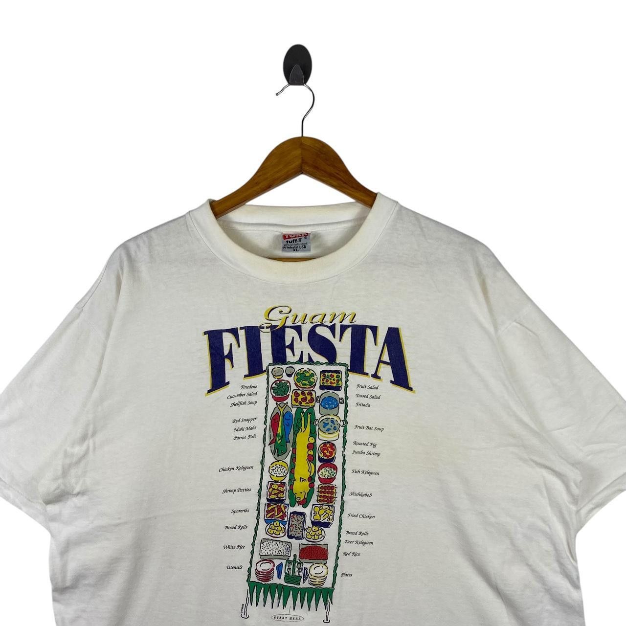 Vintage Vintage GUAM FIESTA HAWAII Food Festival Tee Shirt Size US XL / EU 56 / 4 - 2 Thumbnail