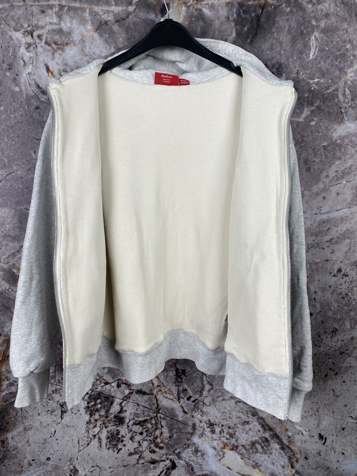 Other Men’s Supreme Arc Logo Thermal Hoodie Size Medium Size US M / EU 48-50 / 2 - 16 Thumbnail