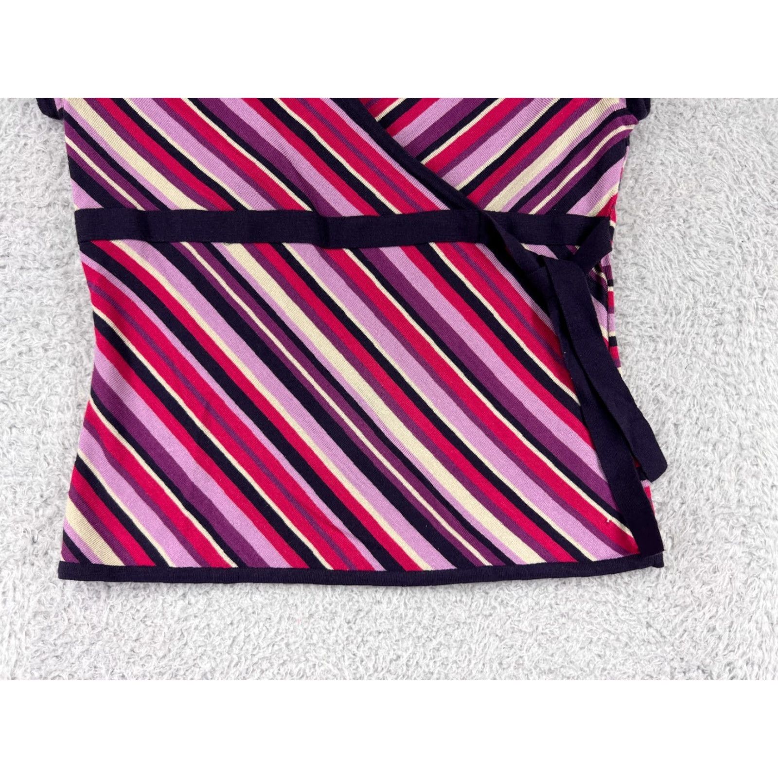 Vintage New York & Company Shirt Mens Large Pink Striped 70s Retro Look Acrylic Size L / US 10 / IT 46 - 5 Thumbnail