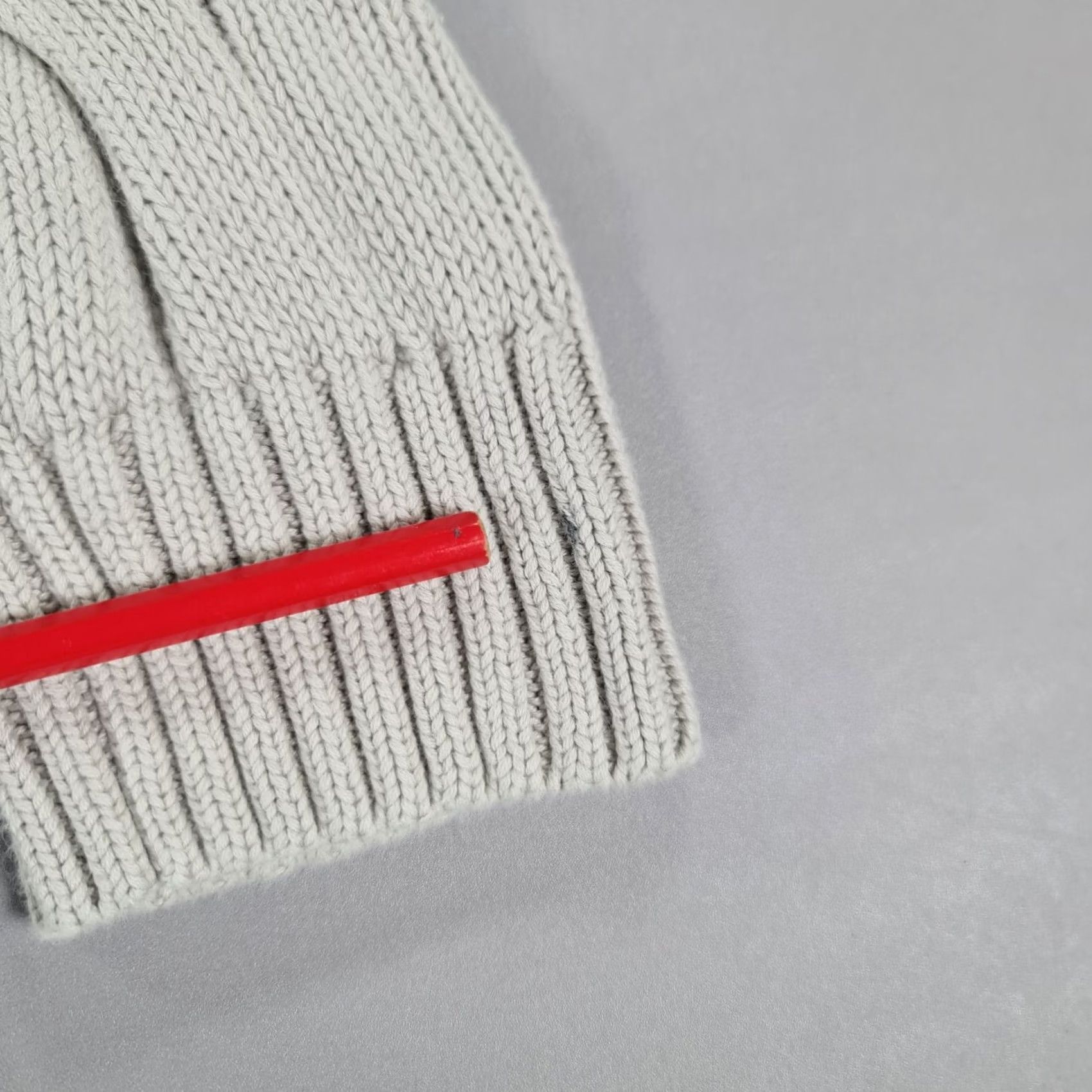 Polo Ralph Lauren Polo Ralph Lauren Jumper Womens Grey Medium Cable Knit Cotton Pullover Crew Neck Long Sleeve Size M / US 6-8 / IT 42-44 - 7 Thumbnail