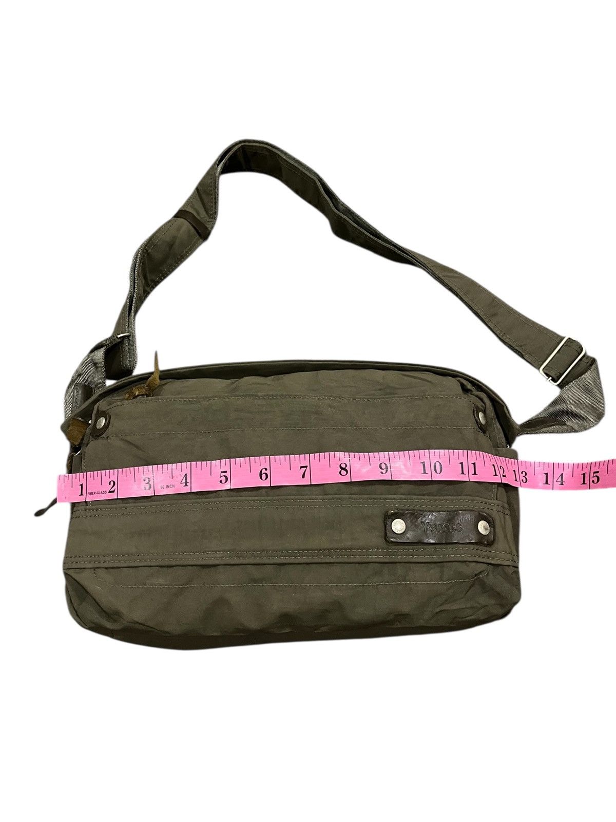 Yohji Yamamoto Y’SACCS YOHJI YAMAMOTO NYLON LEATHER CROSS BODY BAG Size ONE SIZE - 19 Thumbnail