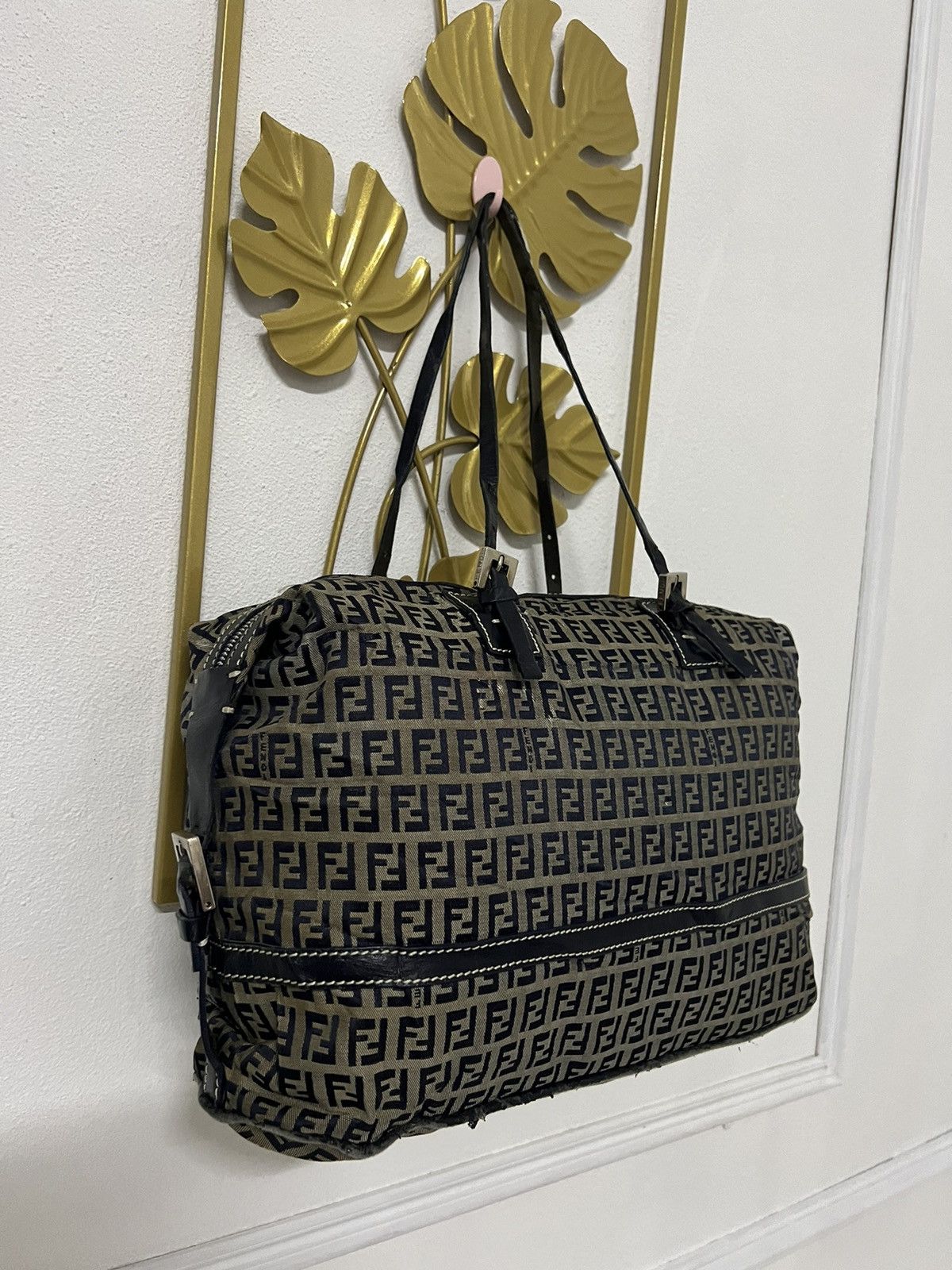 Fendi FENDI ZUCCHINO CANVAS HANDBAG Size ONE SIZE - 5 Thumbnail