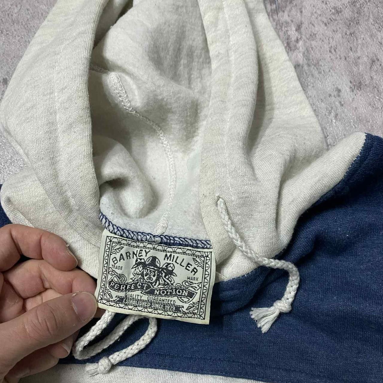 Other Navy and white vintage rugby hoodie with a relaxed fit finds Size US M / EU 48-50 / 2 - 3 Thumbnail