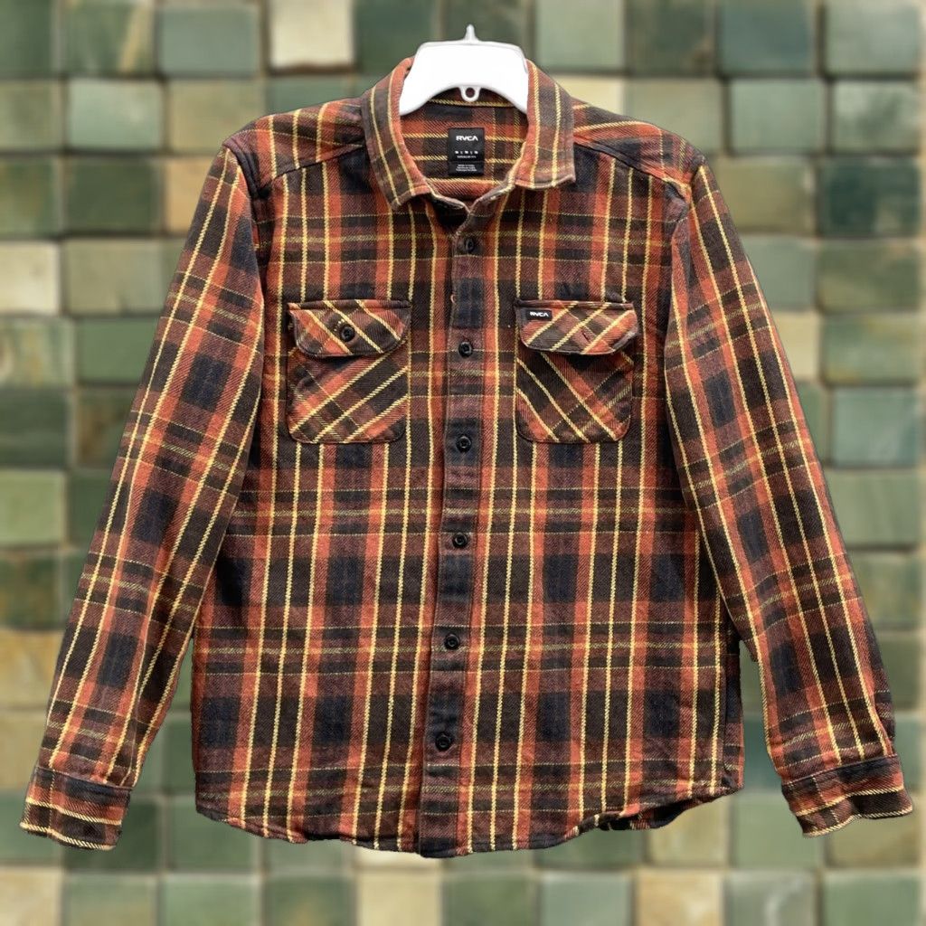 Vans VANS Flannel Shirt Men's Large Red Plaid Casual Button-Up Gorpcore Outdoor 90s Grunge Size US L / EU 52-54 / 3 - 1 Thumbnail