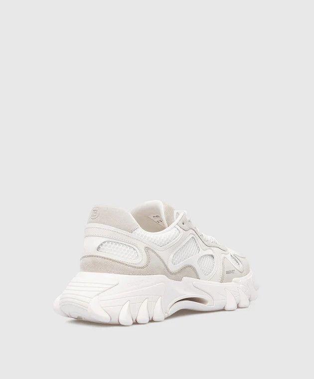 Balmain o1s1wg110325 Low-Top Sneakers in White Beige Size US 9 / EU 42 - 4 Thumbnail