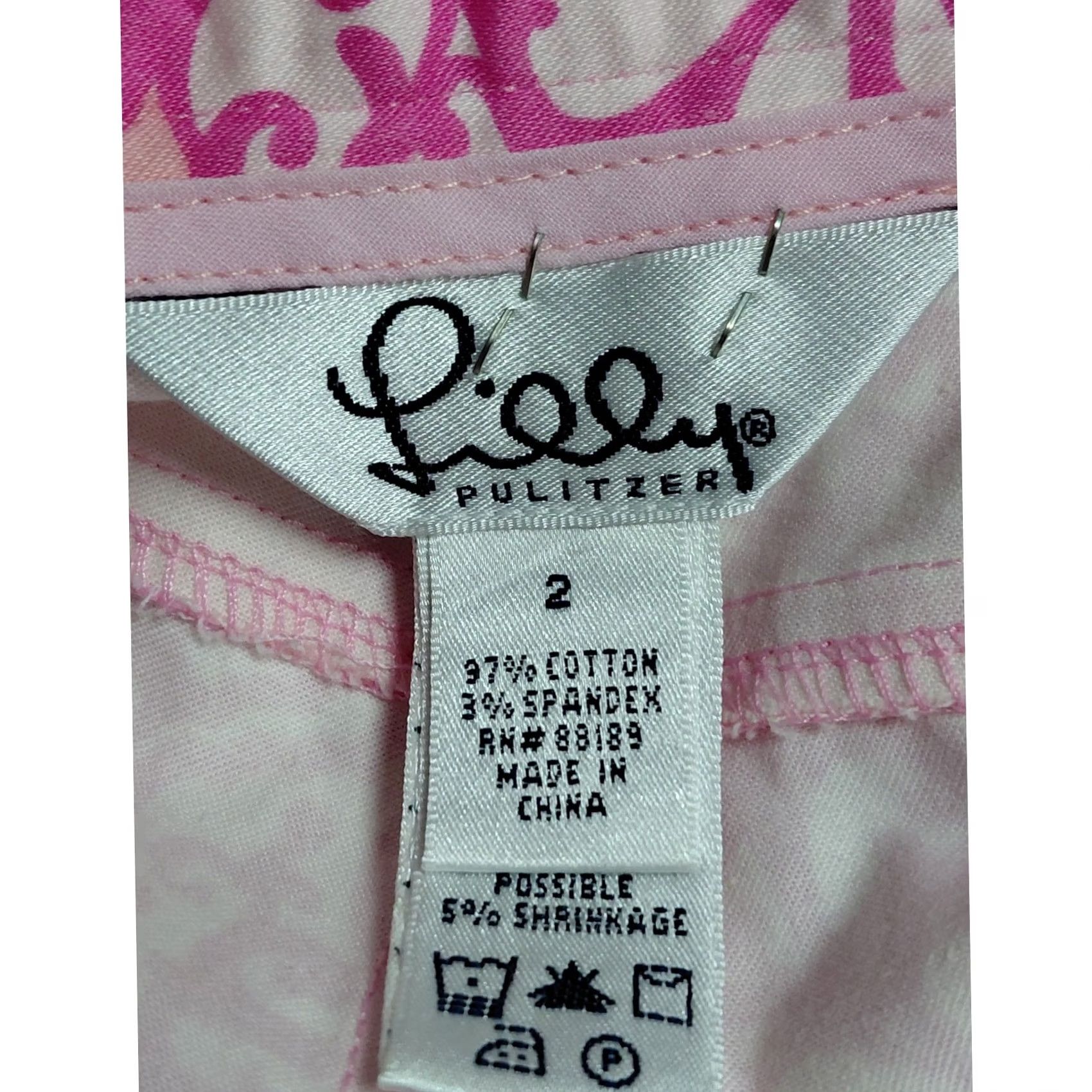Lilly Pulitzer Lilly Pulitzer Pink Floral Pants Women Size 2 Size 26" / US 2 / IT 38 - 4 Thumbnail