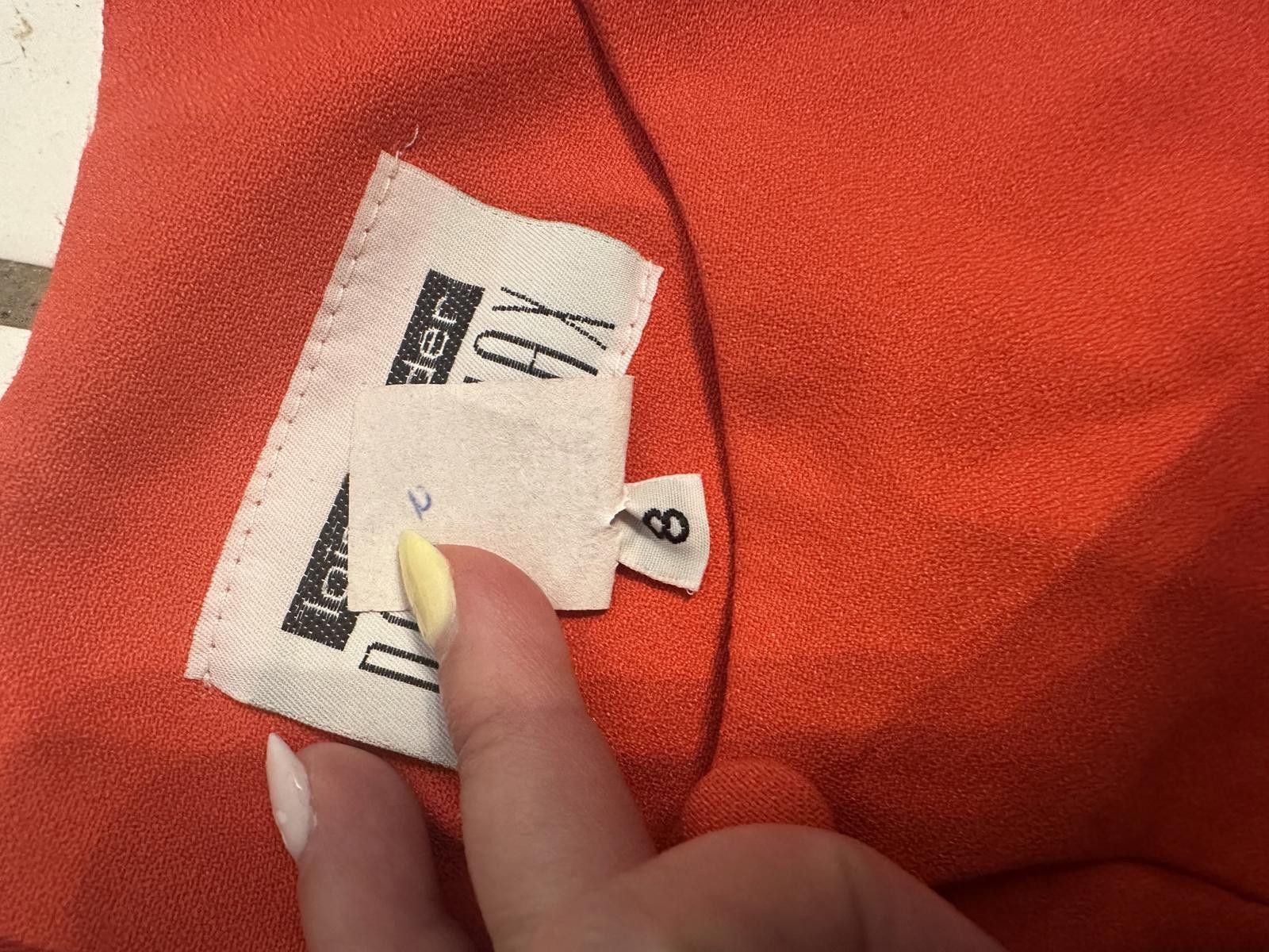 Designer VINTAGE Dani Max Orange Button-Up Maxi Dress Size M / US 6-8 / IT 42-44 - 5 Thumbnail