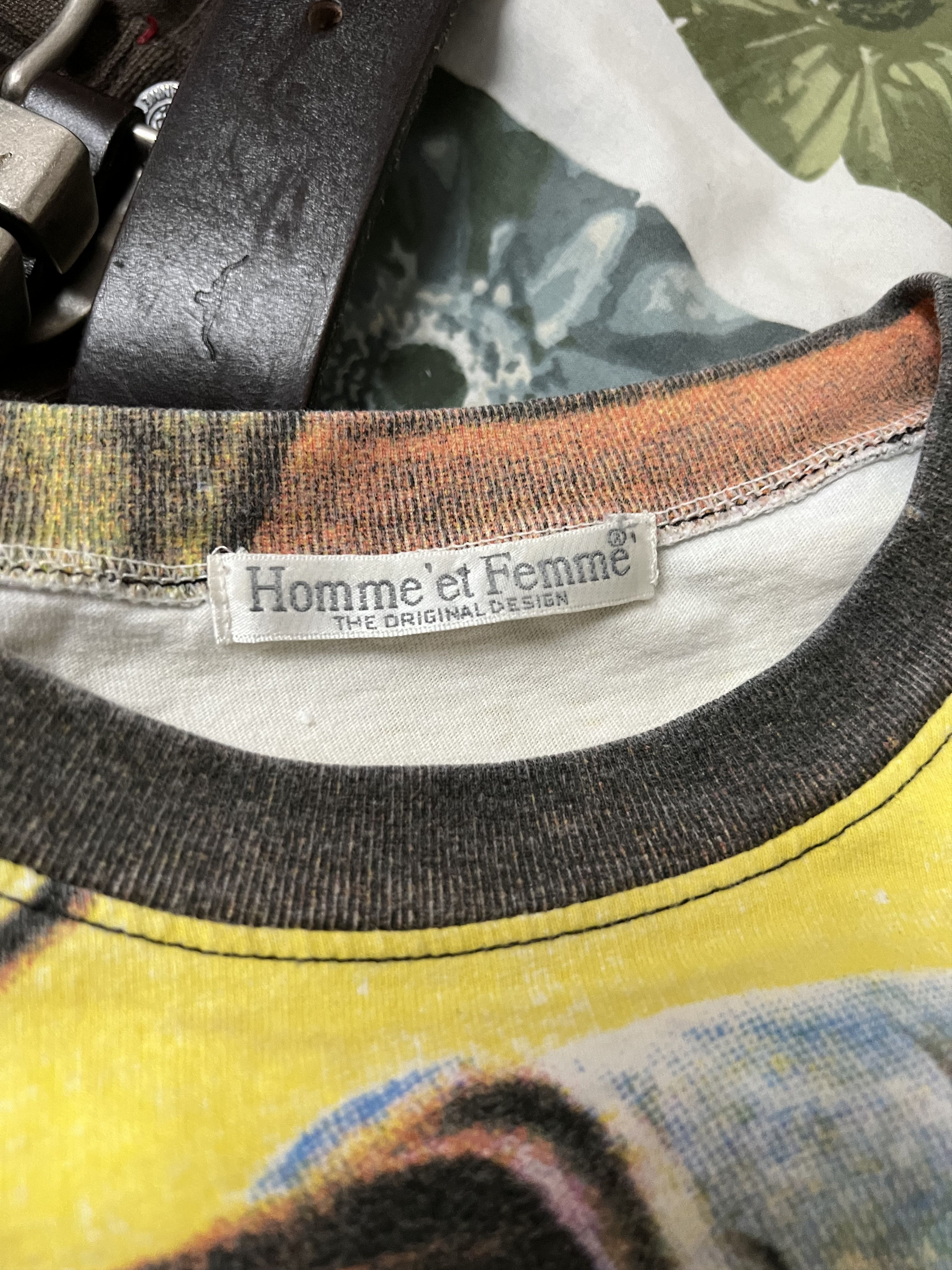 Homme + Femme La Vintage 90's Homme'et Femme Salvador Dali Fine Art T Shirt Size US L / EU 52-54 / 3 - 2 Thumbnail