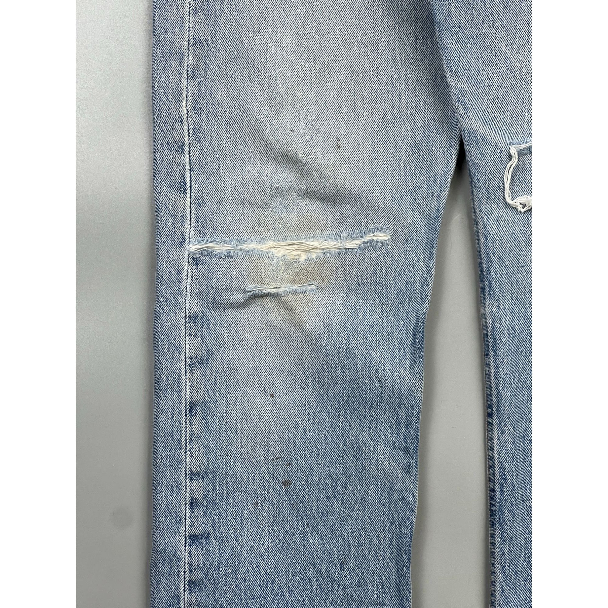 Levi's Levi’s 501 Made in USA Distressed Denim Jeans Pants (Y0902) Size 29" - 4 Thumbnail