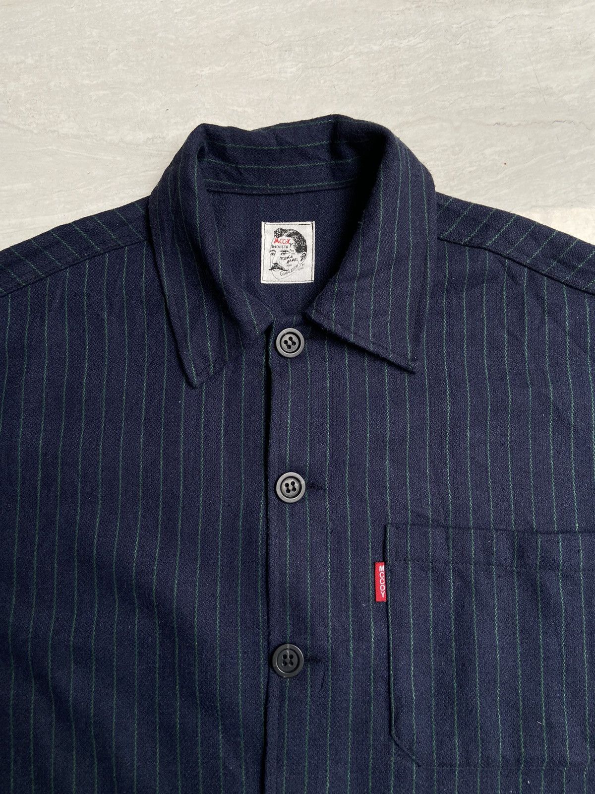 Designer MCCOY Stripped Shirt Size US XXL / EU 58 / 5 - 9 Thumbnail