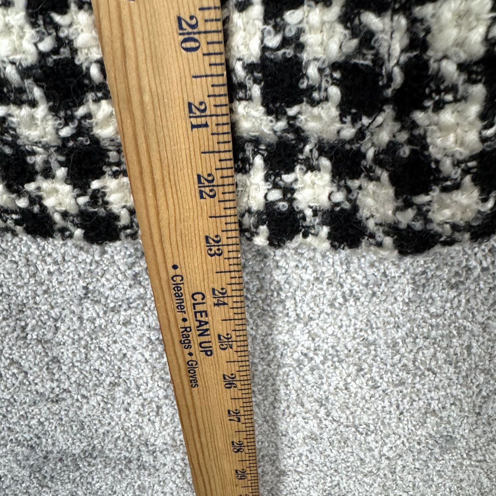 Vintage Rafaella Blazer 10P Black White Wool Tweed Classic Workwear Chic Preppy Parisian Size L / US 10 / IT 46 - 3 Thumbnail