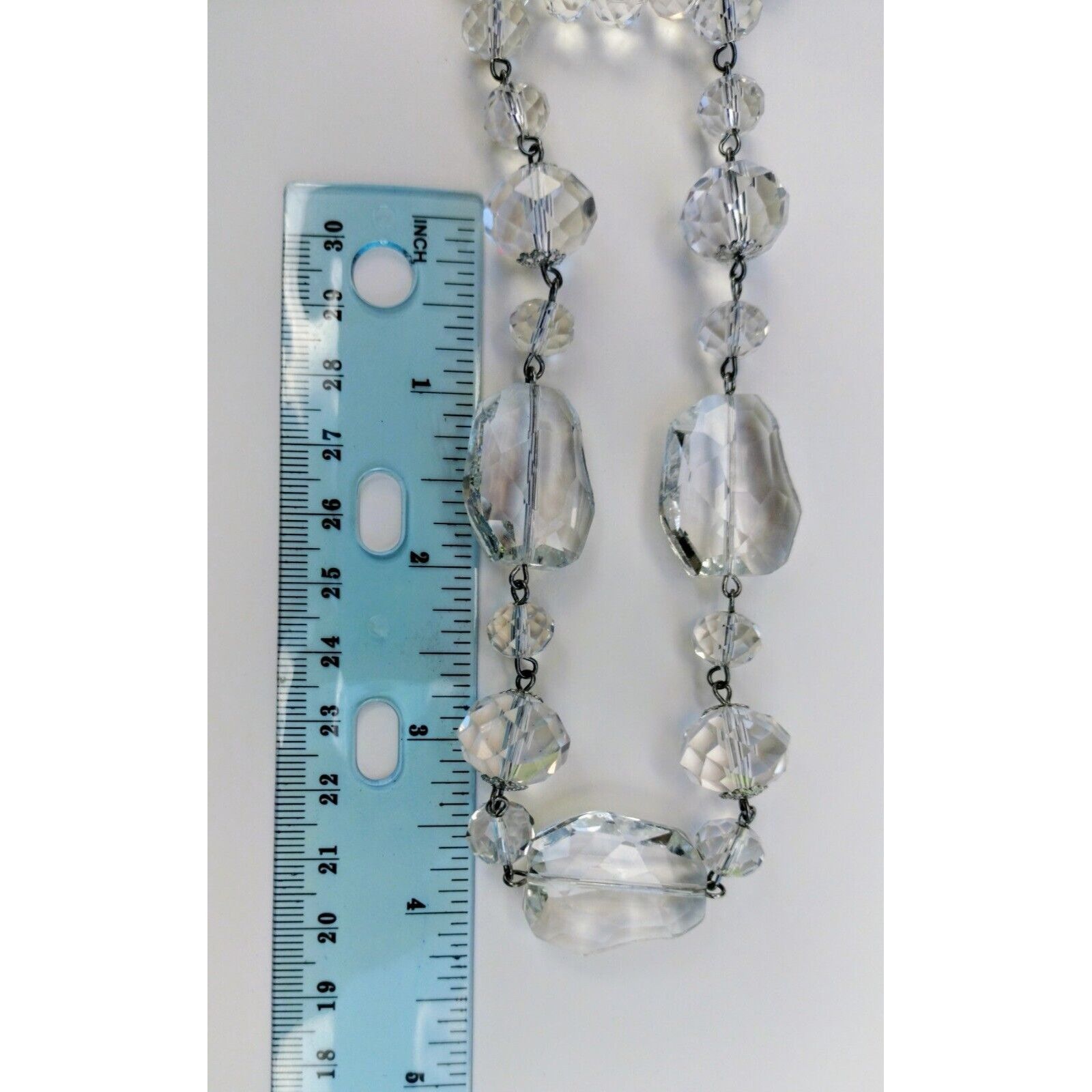 Other Kim Rogers Set Clear Beads Necklace Earrings Bracelet Transp Size ONE SIZE - 18 Thumbnail