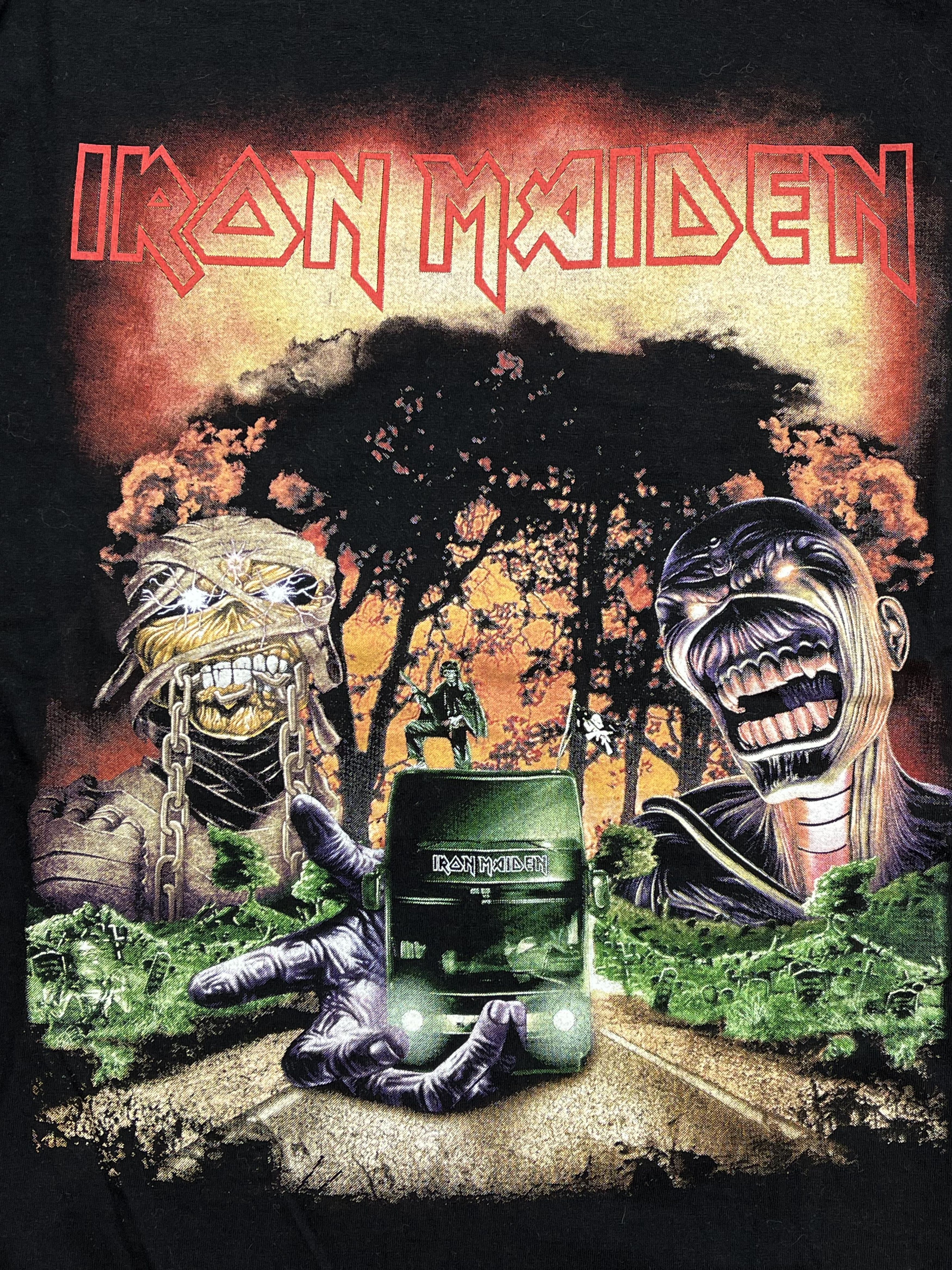 Vintage Rare Vintage Iron Maiden Printed T-shirt Size US L / EU 52-54 / 3 - 2 Thumbnail