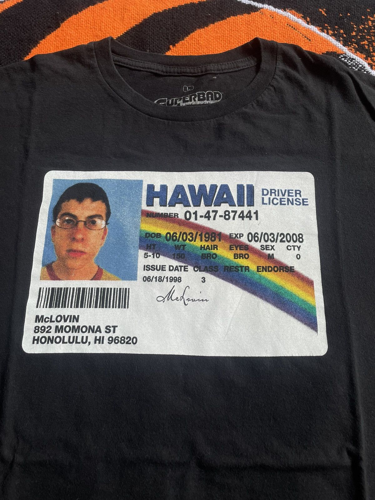 Other Movie Superbad Mclovin Black T-shirt Size US L / EU 52-54 / 3 - 3 Thumbnail