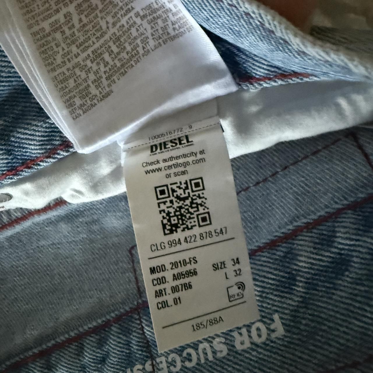 Diesel Diesel Peel Jeans Size US 34 / EU 50 - 3 Thumbnail