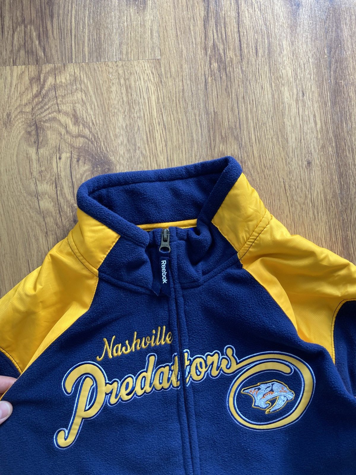 Reebok Reebok nashville predators NHL zip fleece jacket M y2k 90’s Size US M / EU 48-50 / 2 - 6 Thumbnail