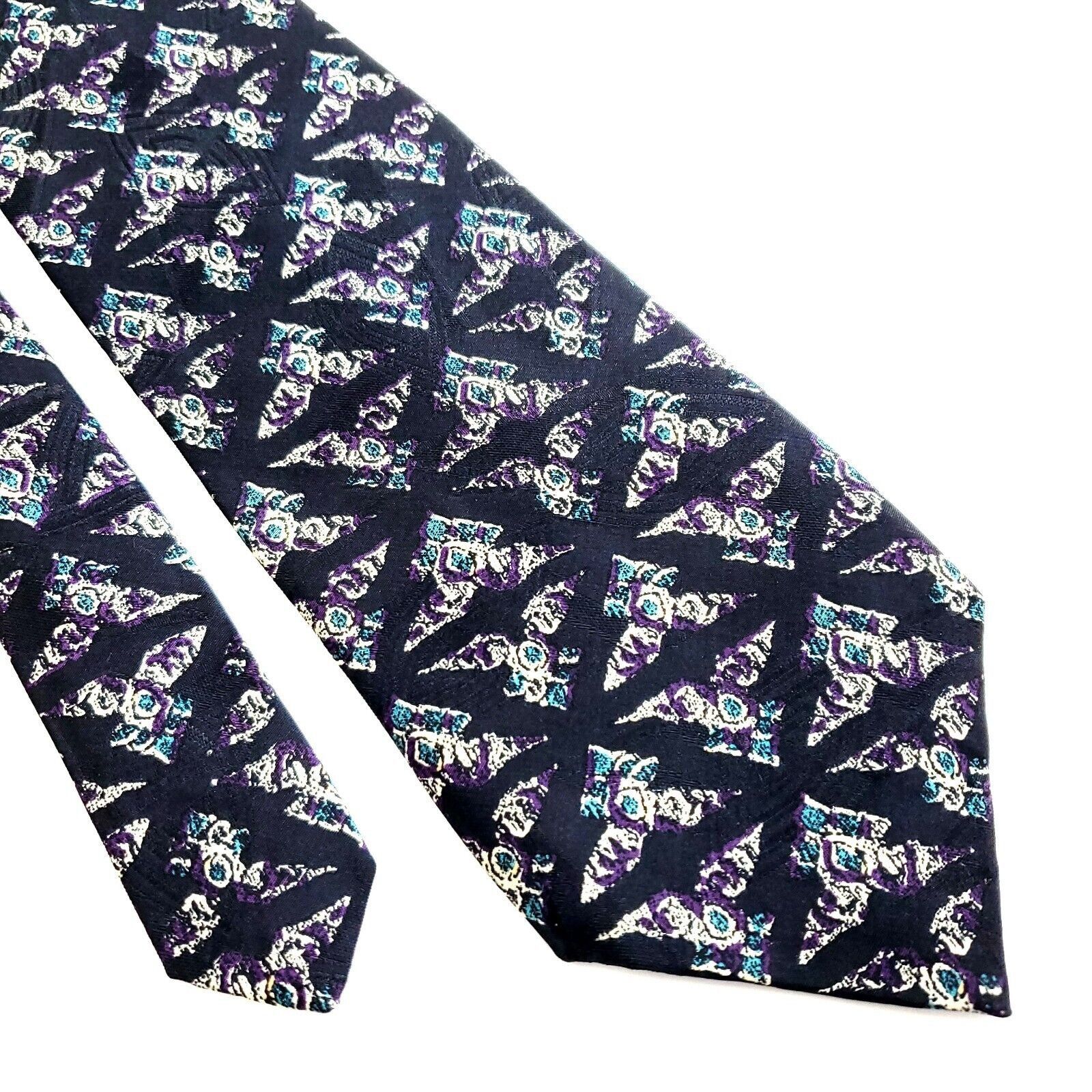 Robert Talbott Robert Talbott Best Of Class Nordstrom Blue Purple Teal Prin Size ONE SIZE - 1 Thumbnail