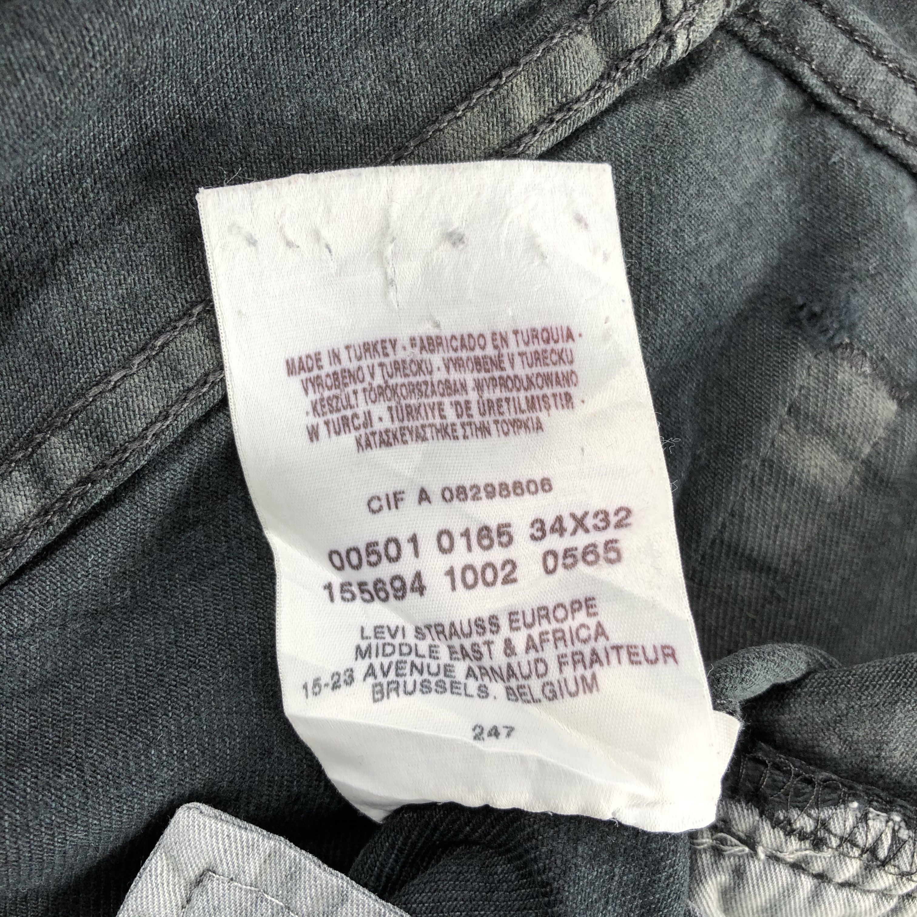 Levi's Vintage 90s Levis 501 Earth Tone Jeans-JM2426 Size US 32 / EU 48 - 14 Thumbnail