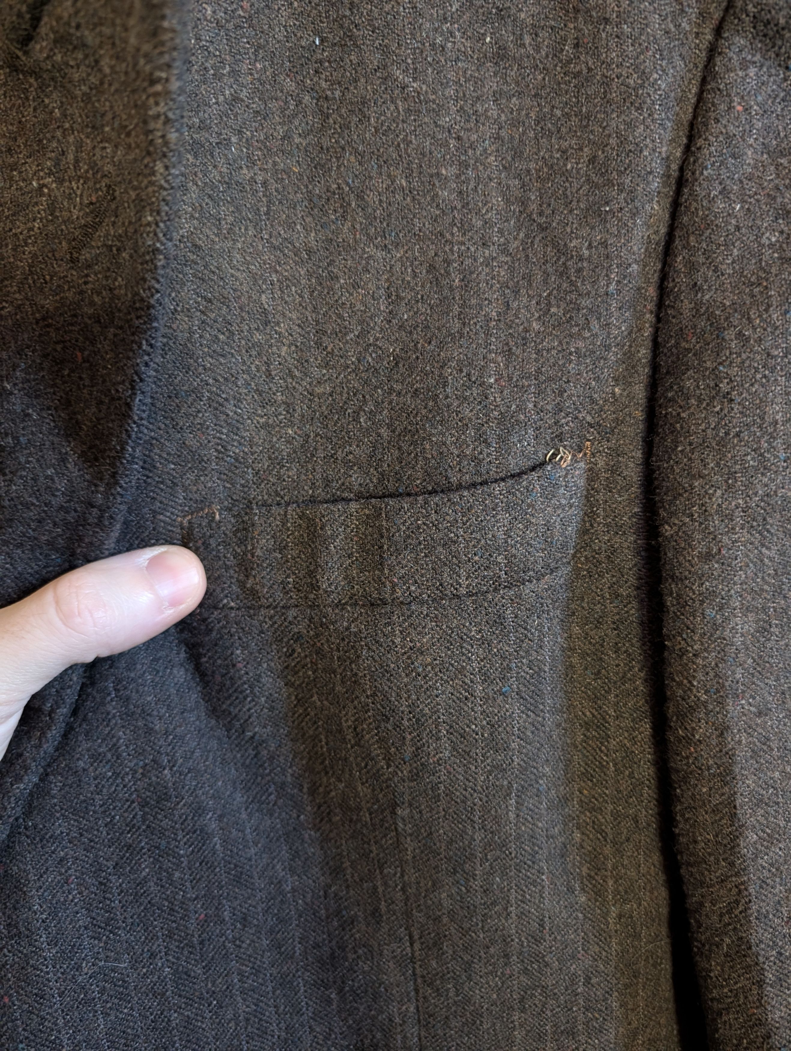 Ducati Hand tailored vintage double breasted speckled weave jacket Size 40R - 8 Thumbnail