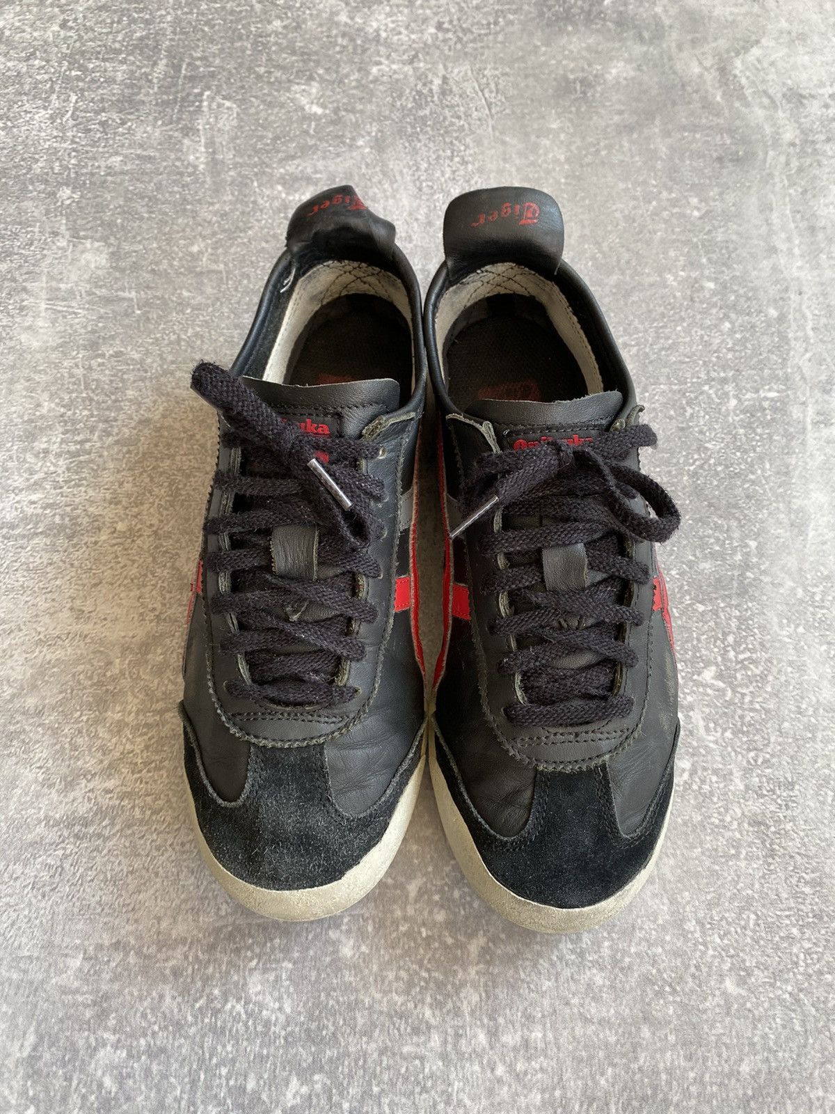 Asics × Onitsuka Tiger × Vintage ASICS Onitsuka Tiger Mexico 66 Black/Red Size US 7.5 / EU 40-41 - 5 Thumbnail