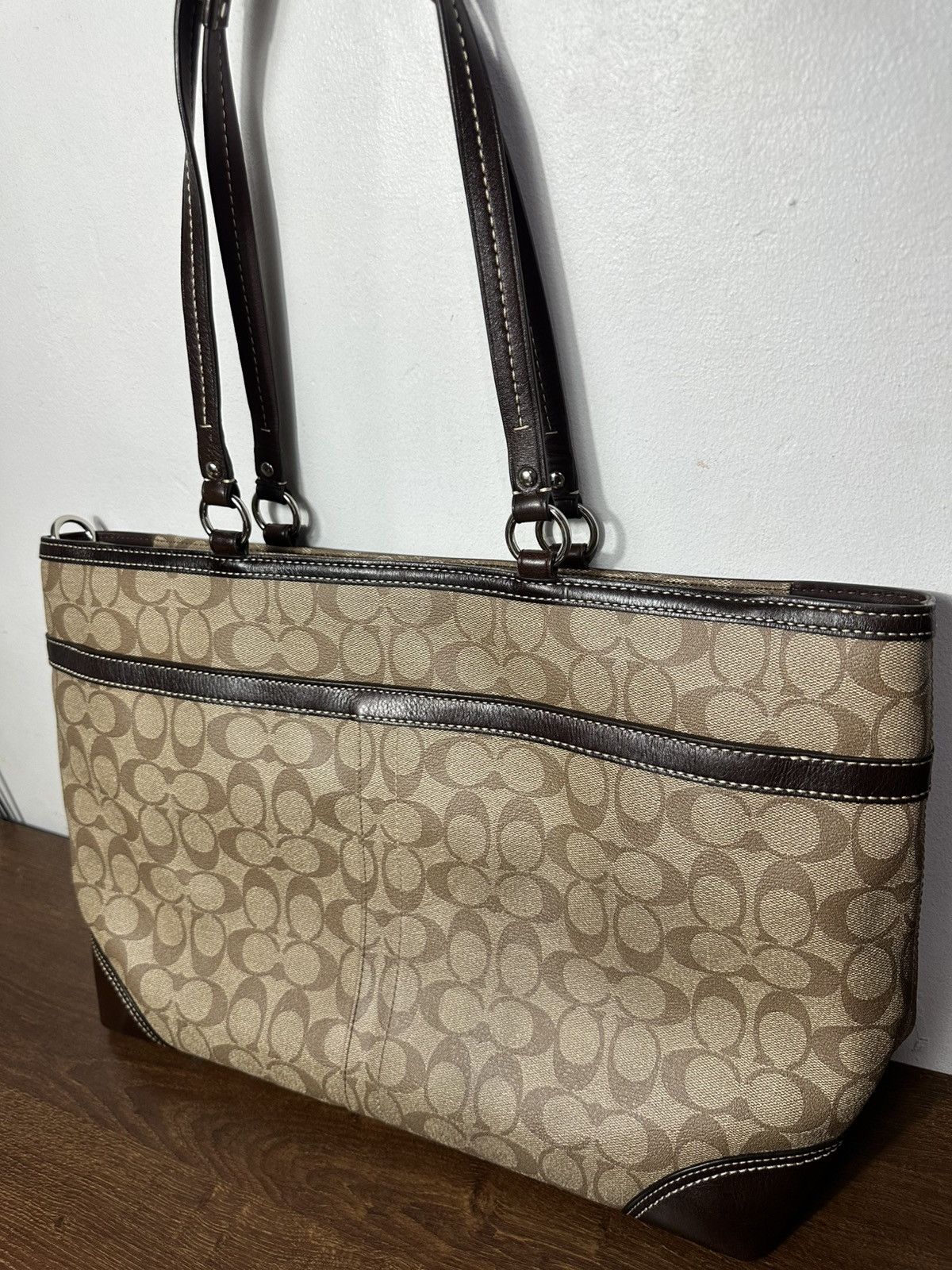 Coach Authentic Coach Heritage Stripe Large Tote bag Size ONE SIZE - 10 Thumbnail