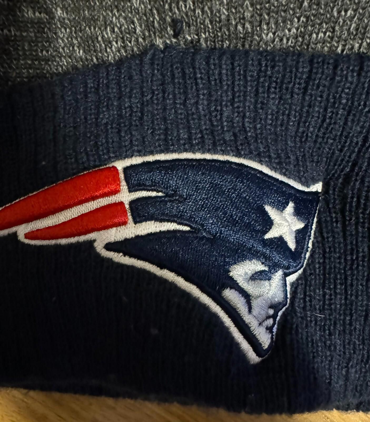 New Era New England Patriots Beanie Hat Winter Cap Toque NWOT Gray Size ONE SIZE - 3 Thumbnail