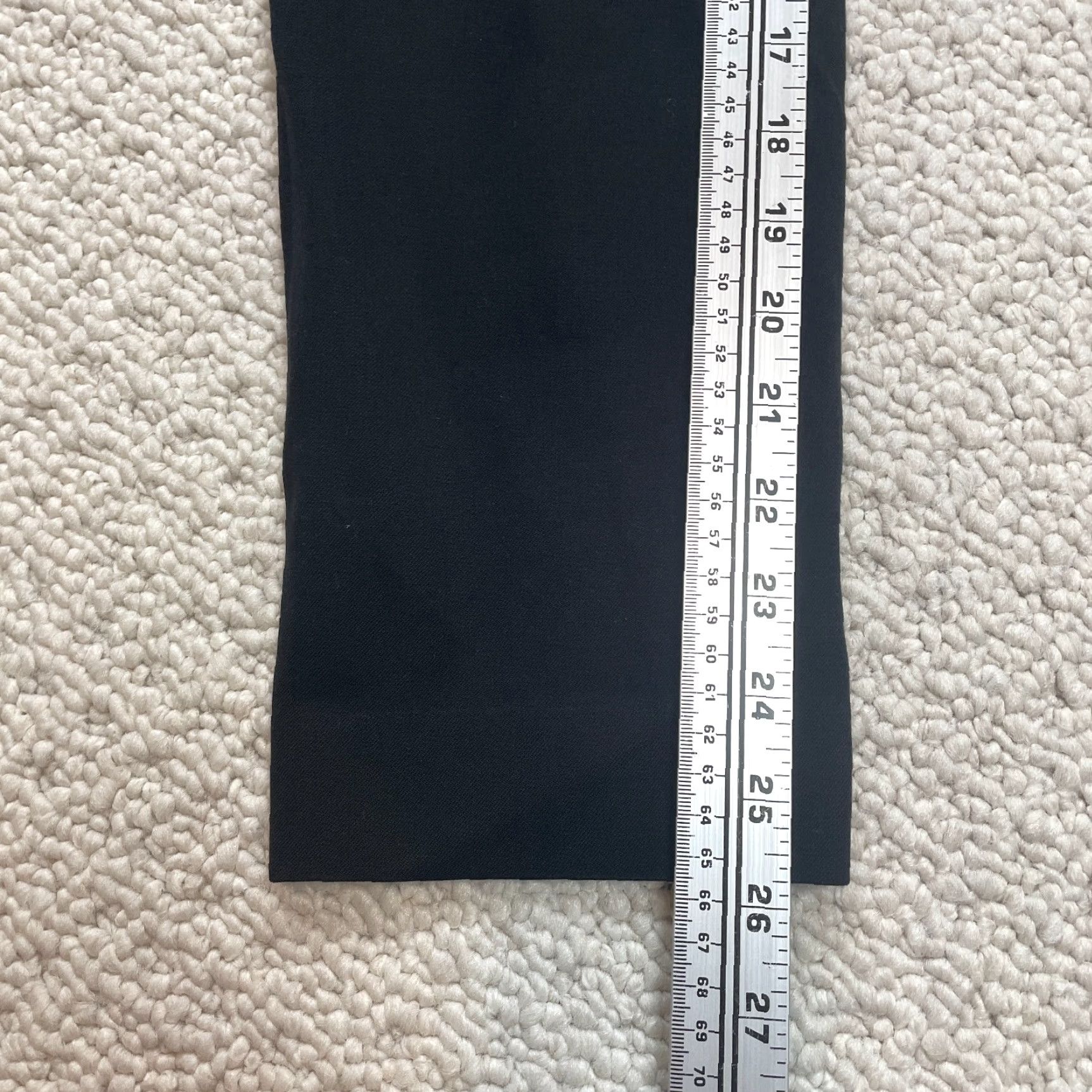 Banana Republic VINTAGE Banana Republic Sloan Pants Womens 4 Black Dress Chino Ankle Slacks Solid 29x25 Size 29" - 3 Thumbnail
