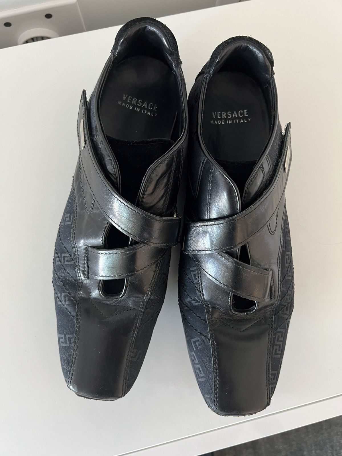 Versace Gianni Versace 2006 Runway Collection / Men’s Leather Shoes Size US 8.5 / EU 41-42 - 12 Thumbnail