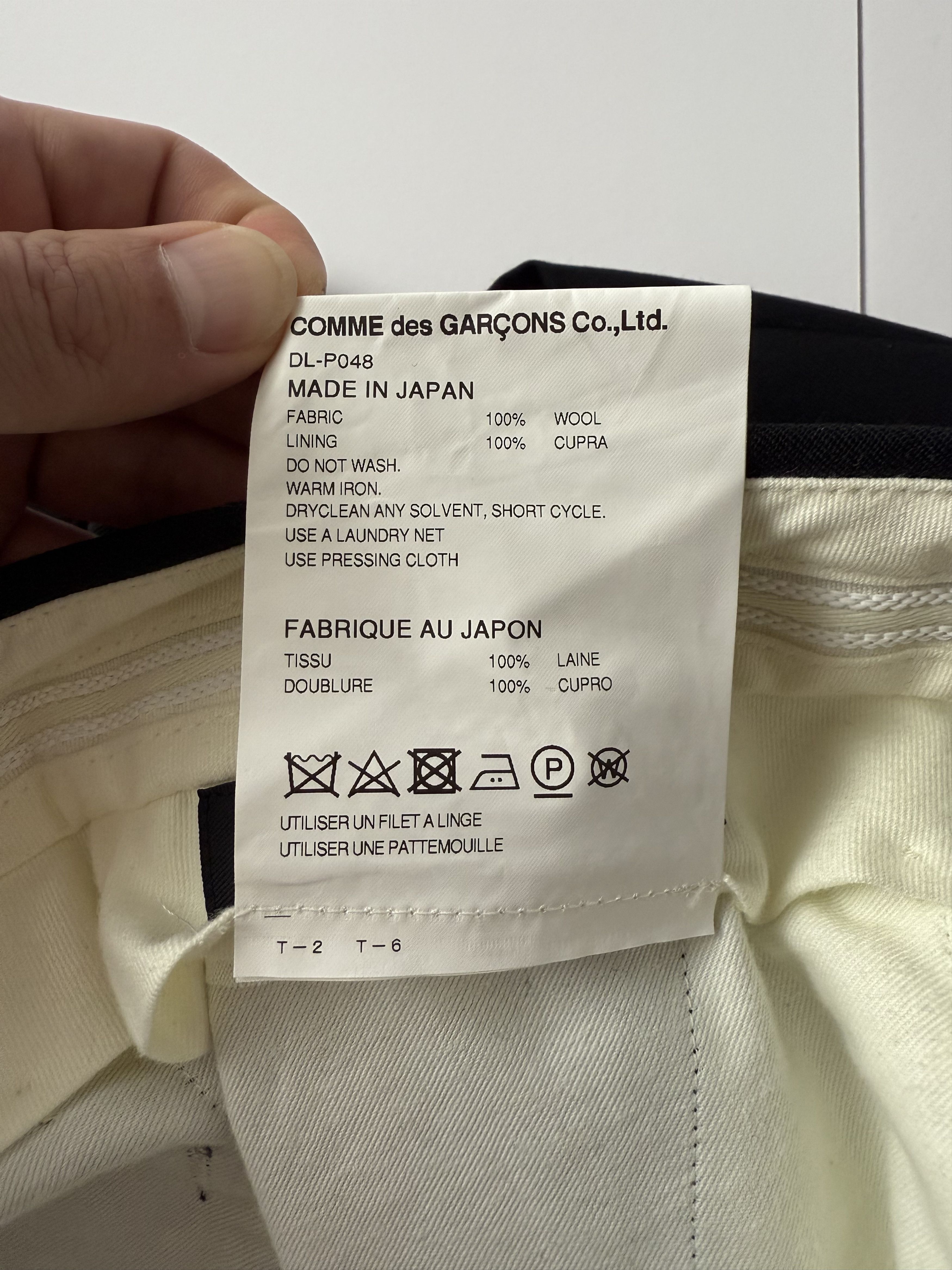 Comme des Garcons Homme Deux Comme des Garcons Homme Duex cropped tapered pants sz SMALL Size US 31 - 7 Thumbnail