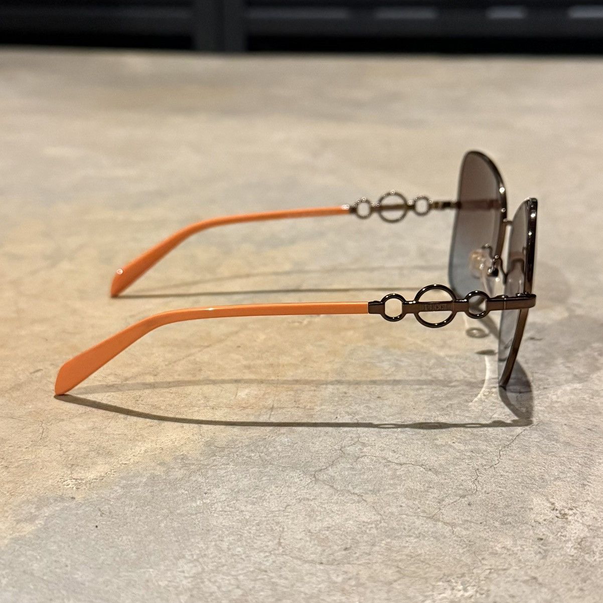 Other Emilio Pucci Butterfly Frame Gradient Lens Sunglasses Orange Size ONE SIZE - 5 Thumbnail
