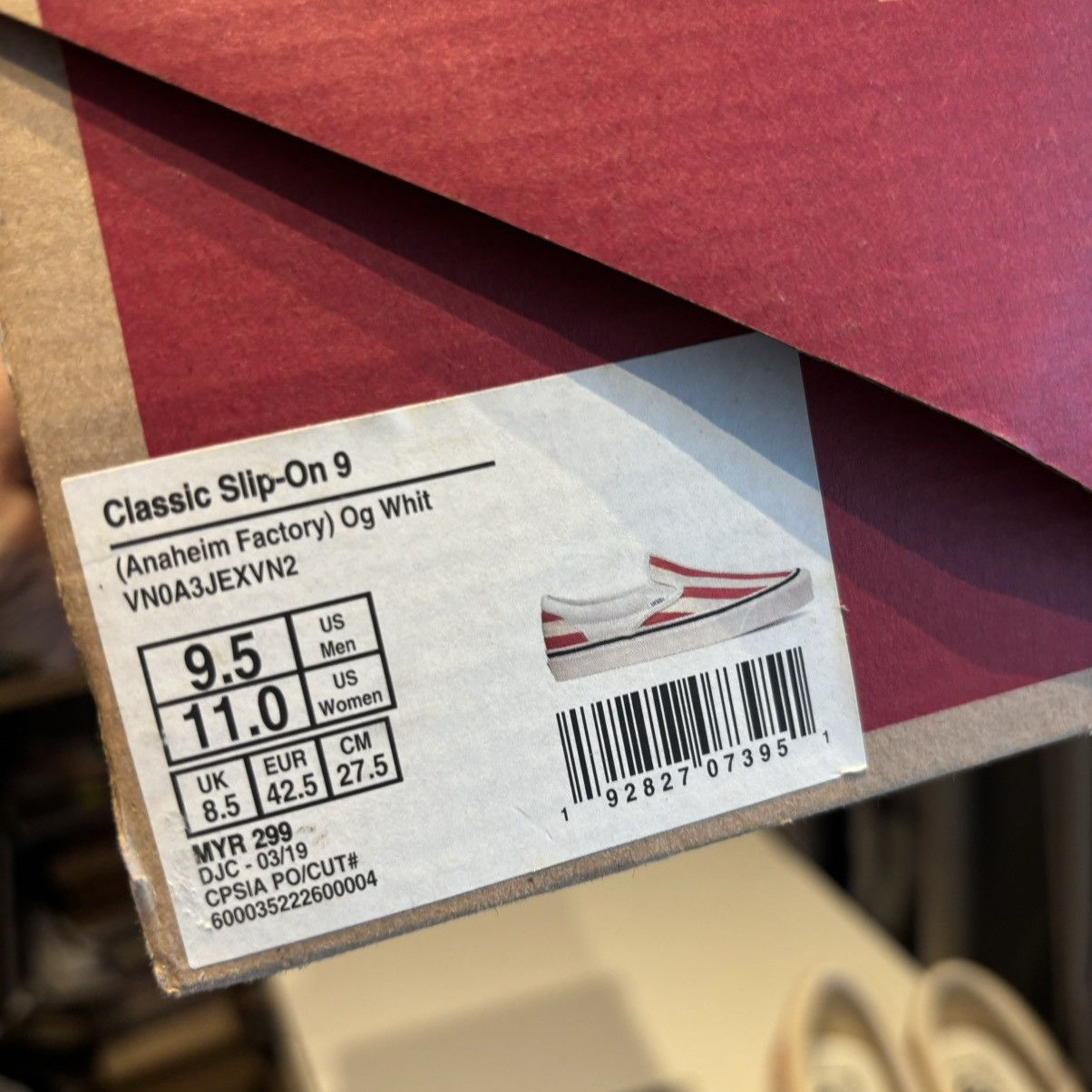 Vans Vans Classic Slip On Anaheim Factory Og whit Size US 9.5 / EU 42-43 - 4 Thumbnail