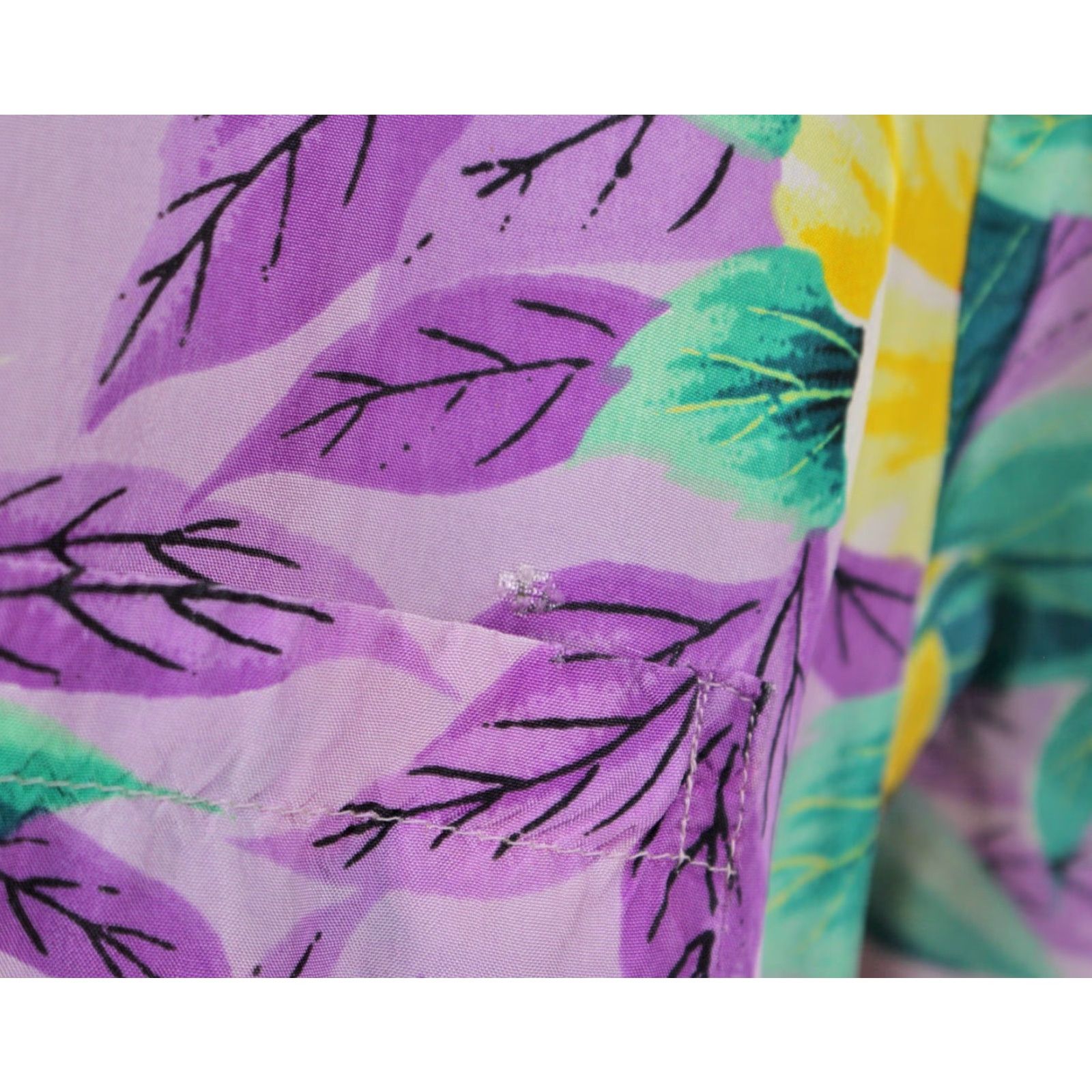 Vintage VINTAGE Men's Pali Hawaiian Shirt 50s Purple & Yellow Floral Rayon Sz M 1950s Japan Mens Size US M / EU 48-50 / 2 - 5 Thumbnail