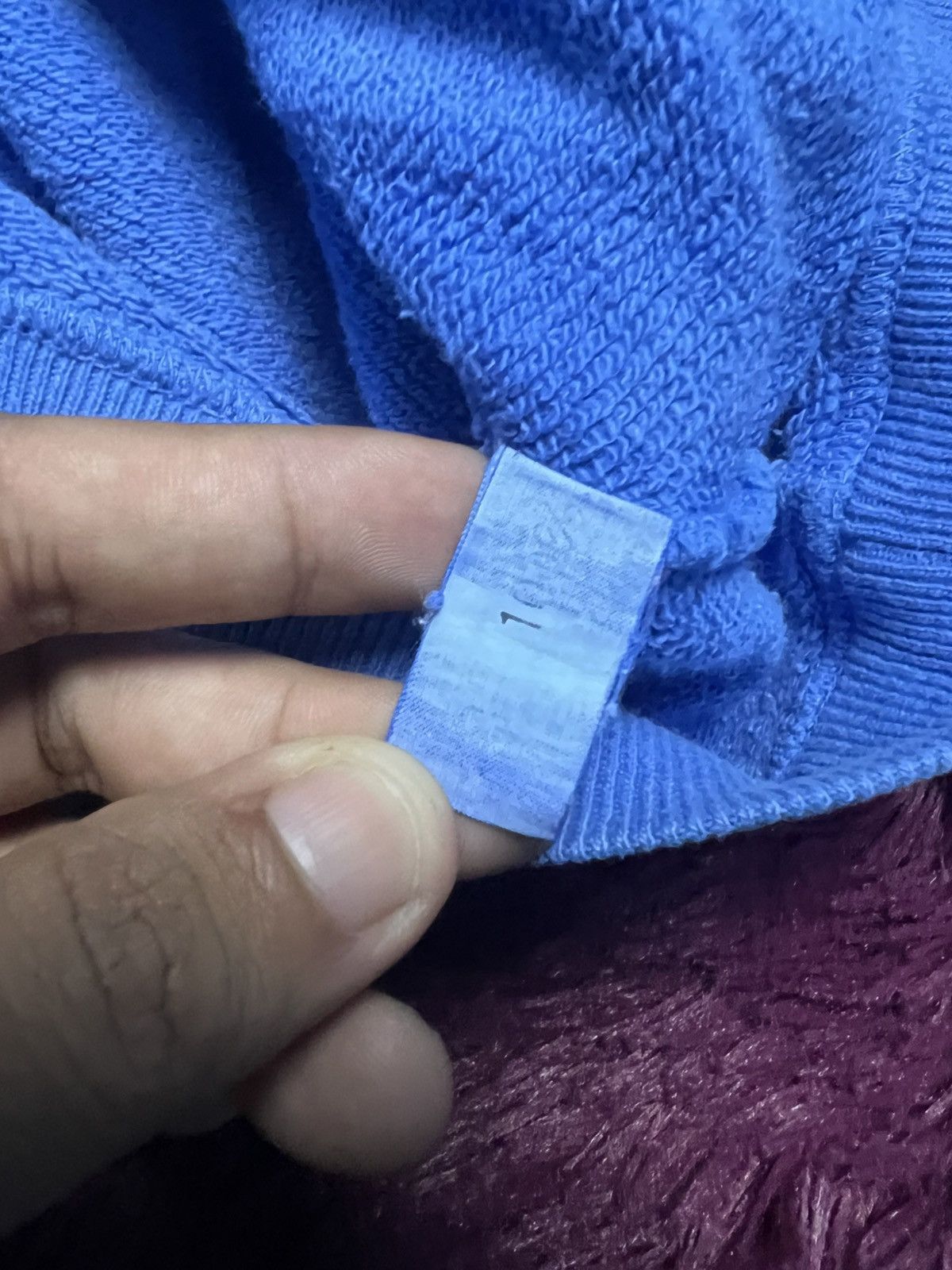 Japanese Brand 90s BUMS Equipment Blue Crewneck (44) Size US L / EU 52-54 / 3 - 5 Thumbnail