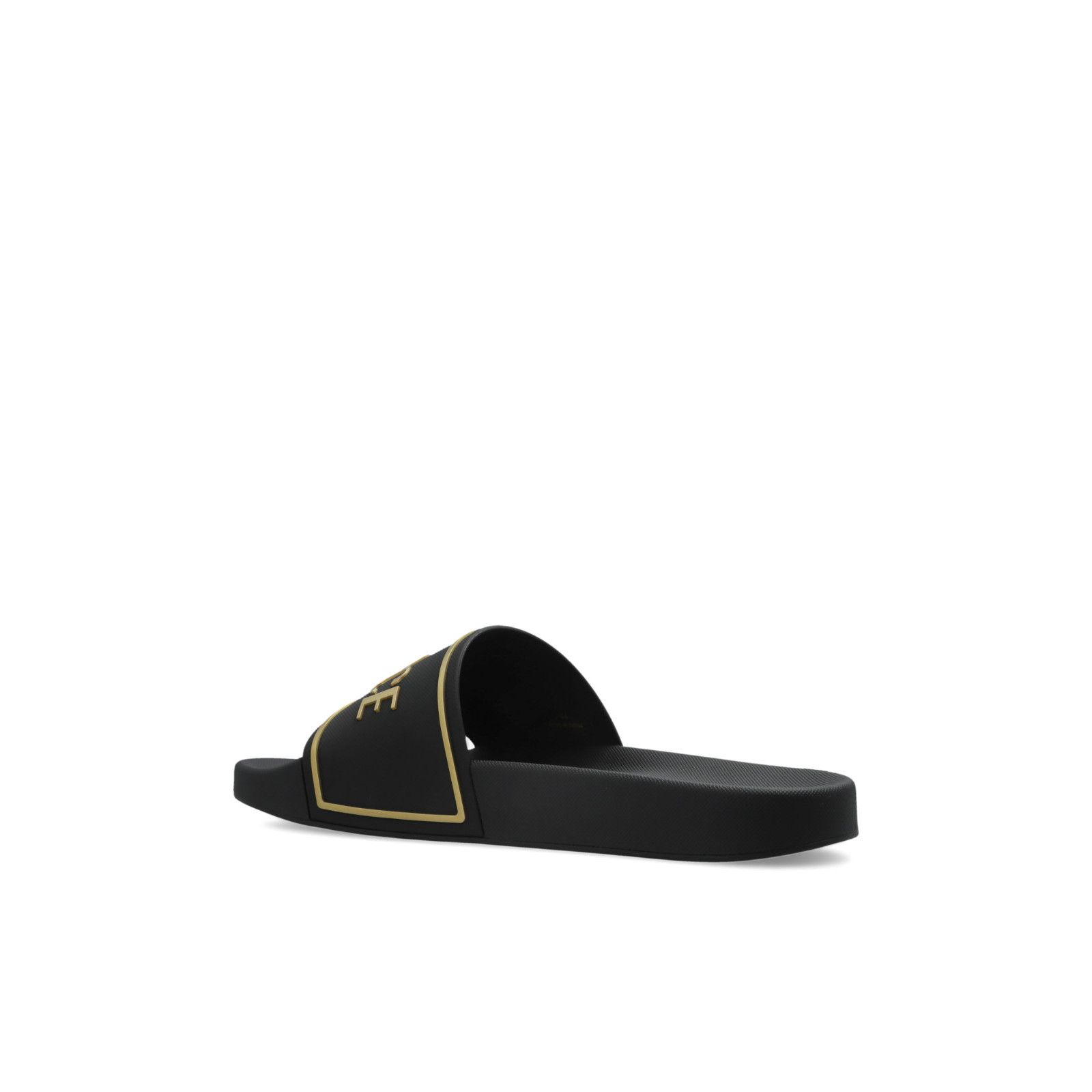 Versace VERSACE Black Rubber Slide Sandals New & Authentic (Men's si Size US 5.5 / EU 38 - 3 Thumbnail