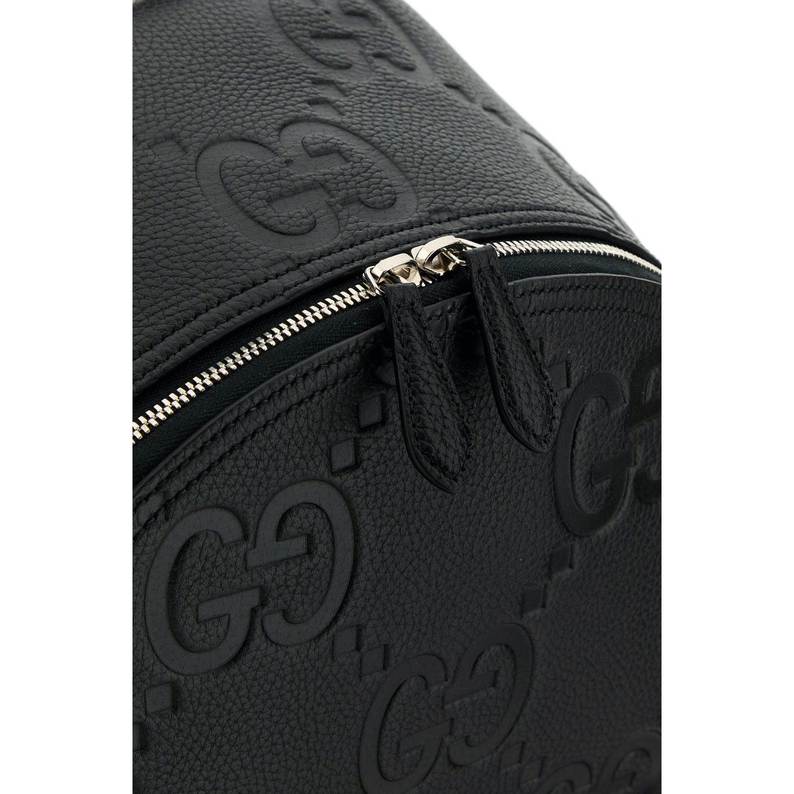 Gucci GUCCI GG Jumbo Black Leather Backpack New & Authentic Size ONE SIZE - 4 Thumbnail