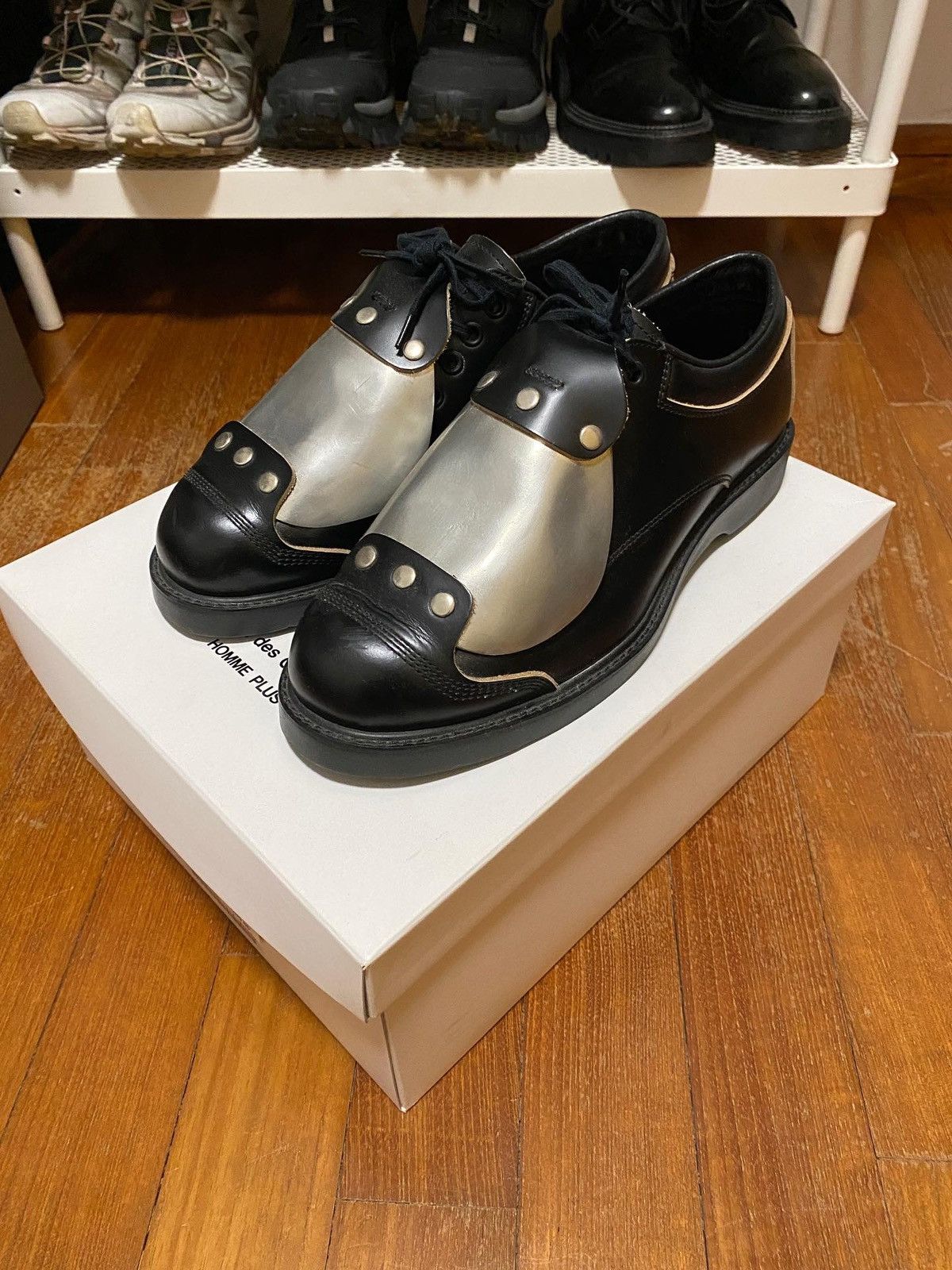 Comme des Garcons Homme Plus comme des garçons homme plus 20ss metal armour derby 27cm Size US 9 / EU 42 - 1 Thumbnail