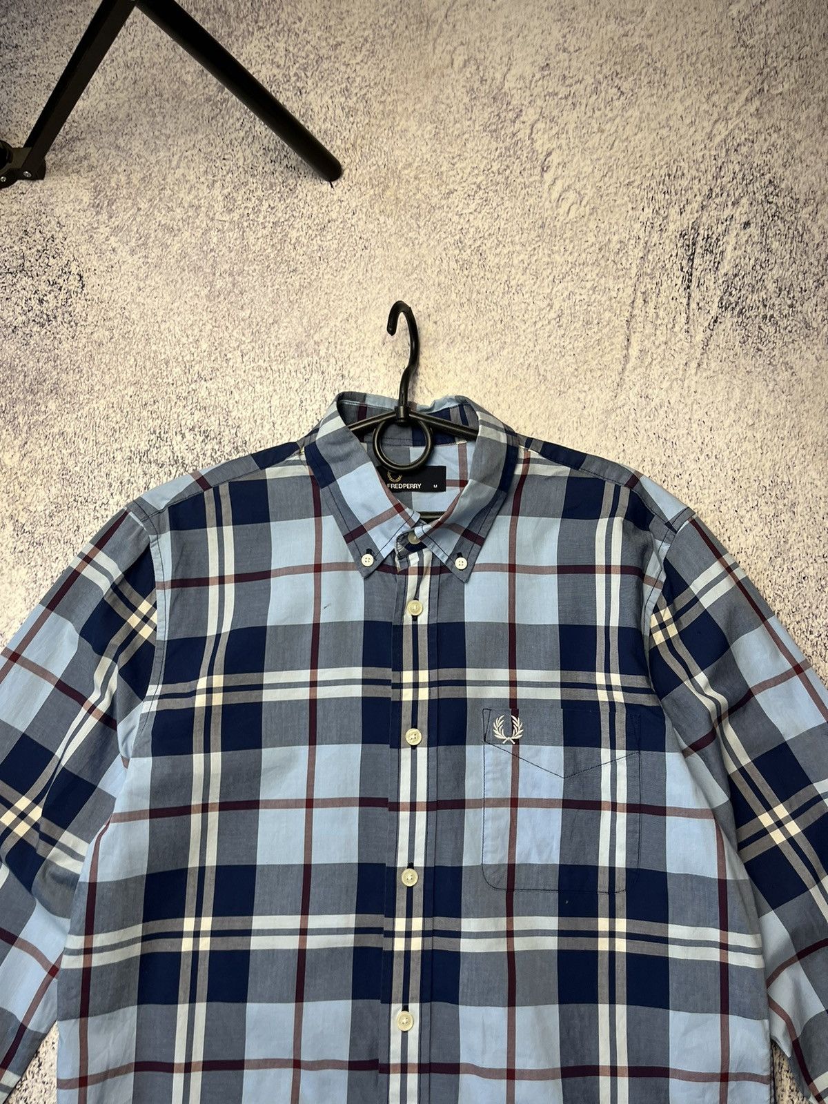 Fred Perry Vintage Fred Perry Plaid Shirt Size M Y2K Size US M / EU 48-50 / 2 - 17 Thumbnail