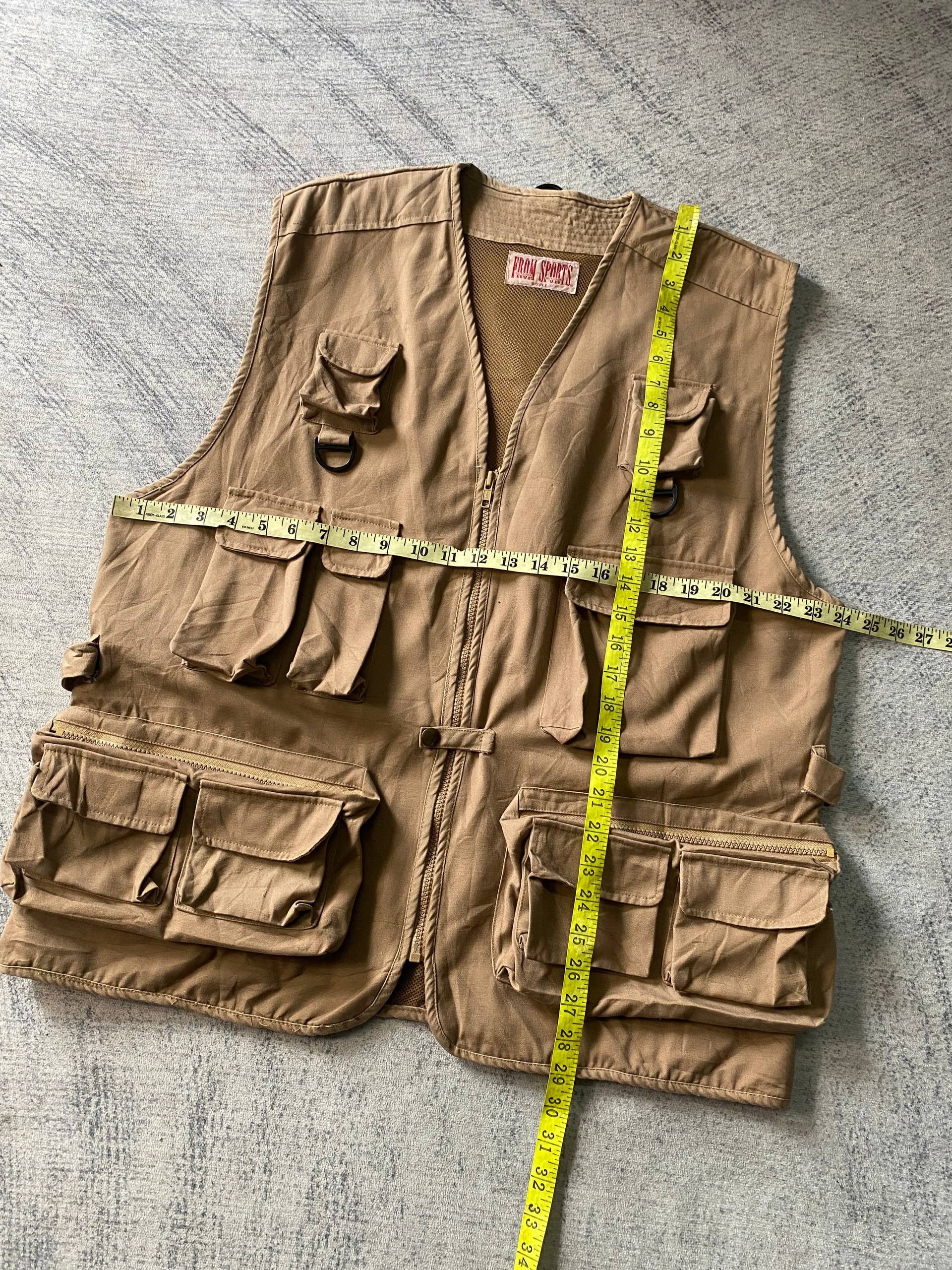 Japanese Brand Rare Tactical Multipocket Outdoor Vest Size US L / EU 52-54 / 3 - 11 Thumbnail