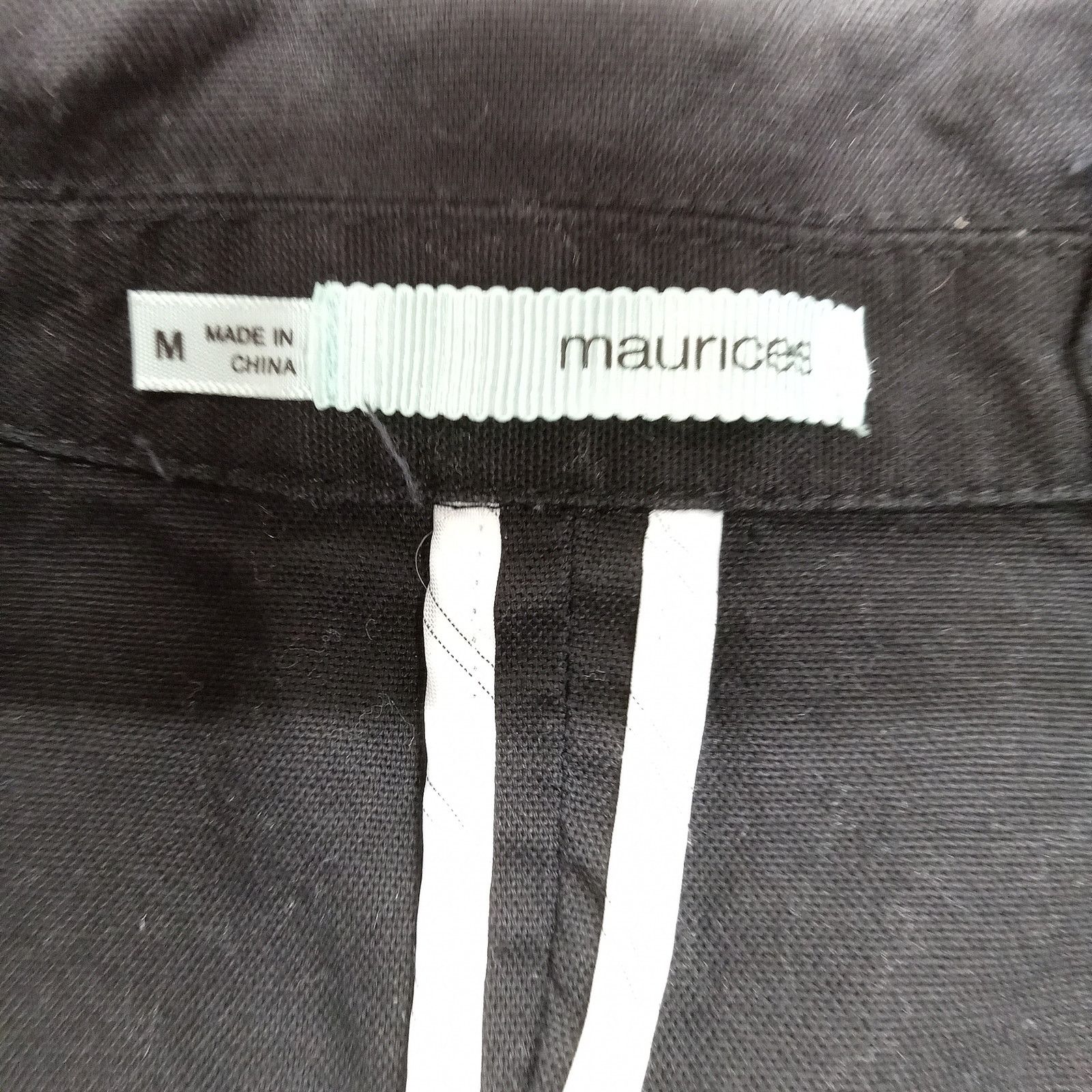 Maurice Lacroix Maurices Blazer Jacket M Women's Black Cotton Blend Size M / US 6-8 / IT 42-44 - 5 Thumbnail