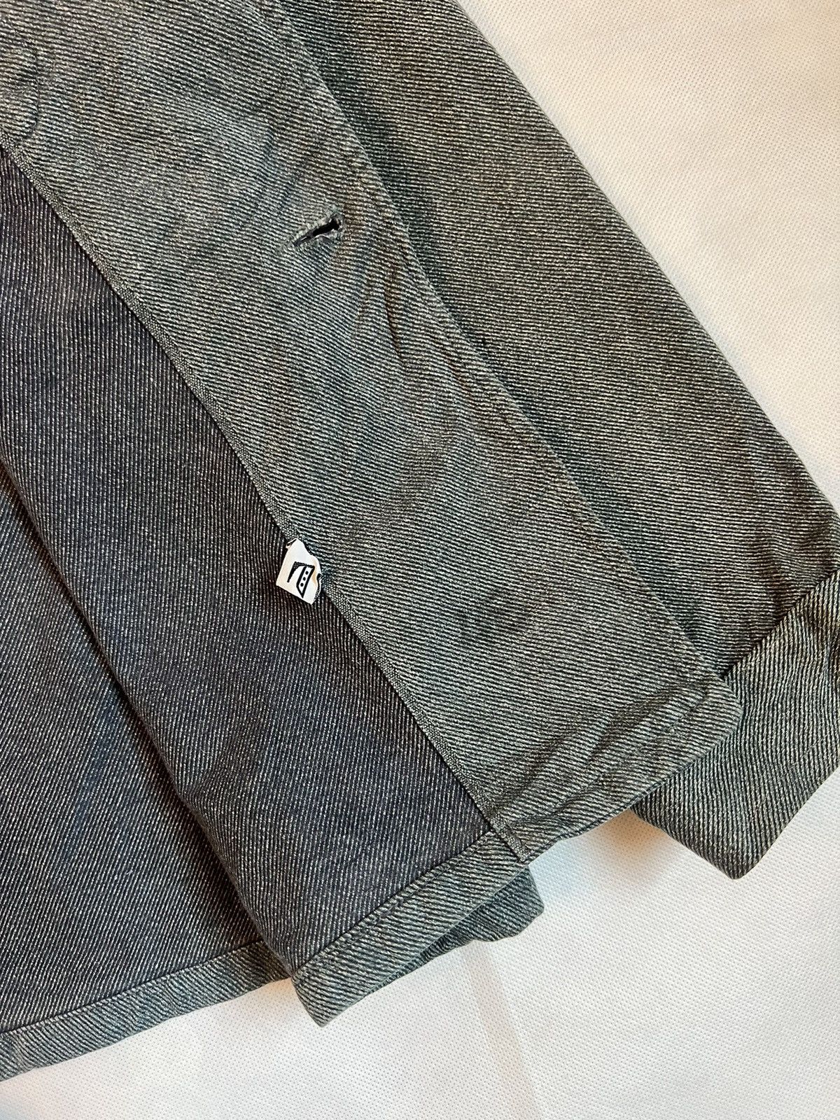 Vintage 50's Swedish Army Military Heavy Denim Work Jacket Size US L / EU 52-54 / 3 - 10 Thumbnail