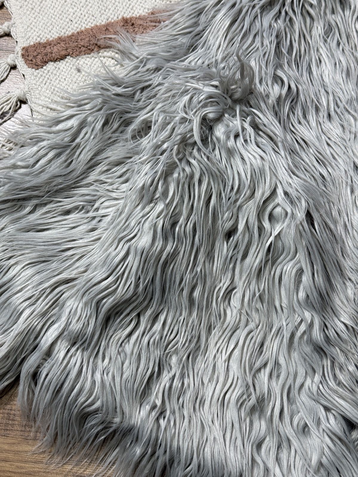 Japanese Brand AVANT GARDE FLUFFY MOHAIR MILKY FAUX FUR COAT Size XS / US 0-2 / IT 36-38 - 3 Thumbnail