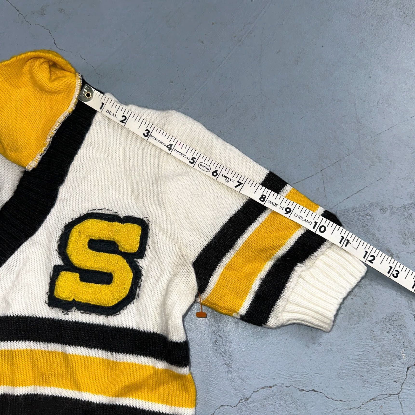Vintage VINTAGE 1960s 60s College High School Cheerleader Sweater Stacey L Rockabilly L Size L / US 10 / IT 46 - 6 Thumbnail