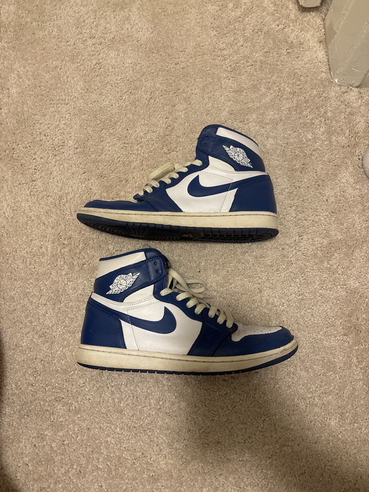 Jordan Brand × Nike Jordan 1 Storm Blue Size US 10.5 / EU 43-44 - 2 Thumbnail