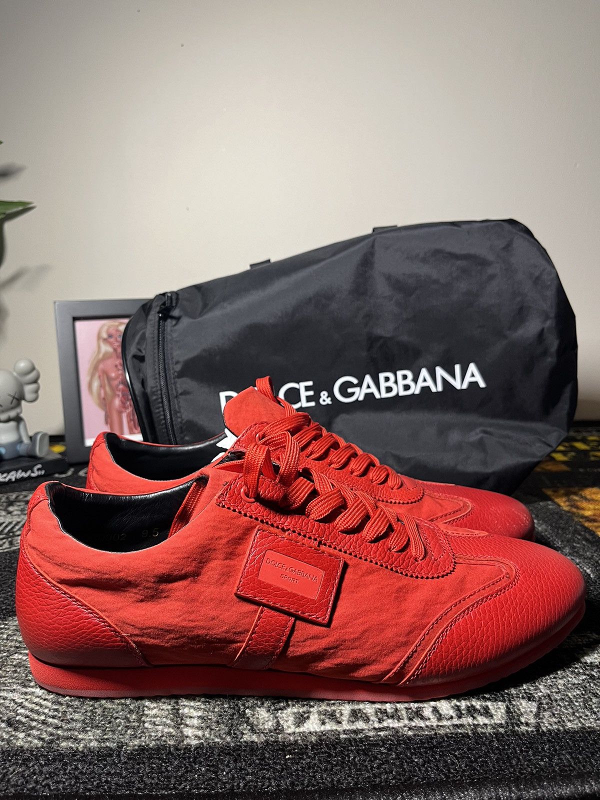 Designer × Dolce & Gabbana Dolce & Gabbana Red Sport Casual Size US 9.5 / EU 42-43 - 1 Thumbnail