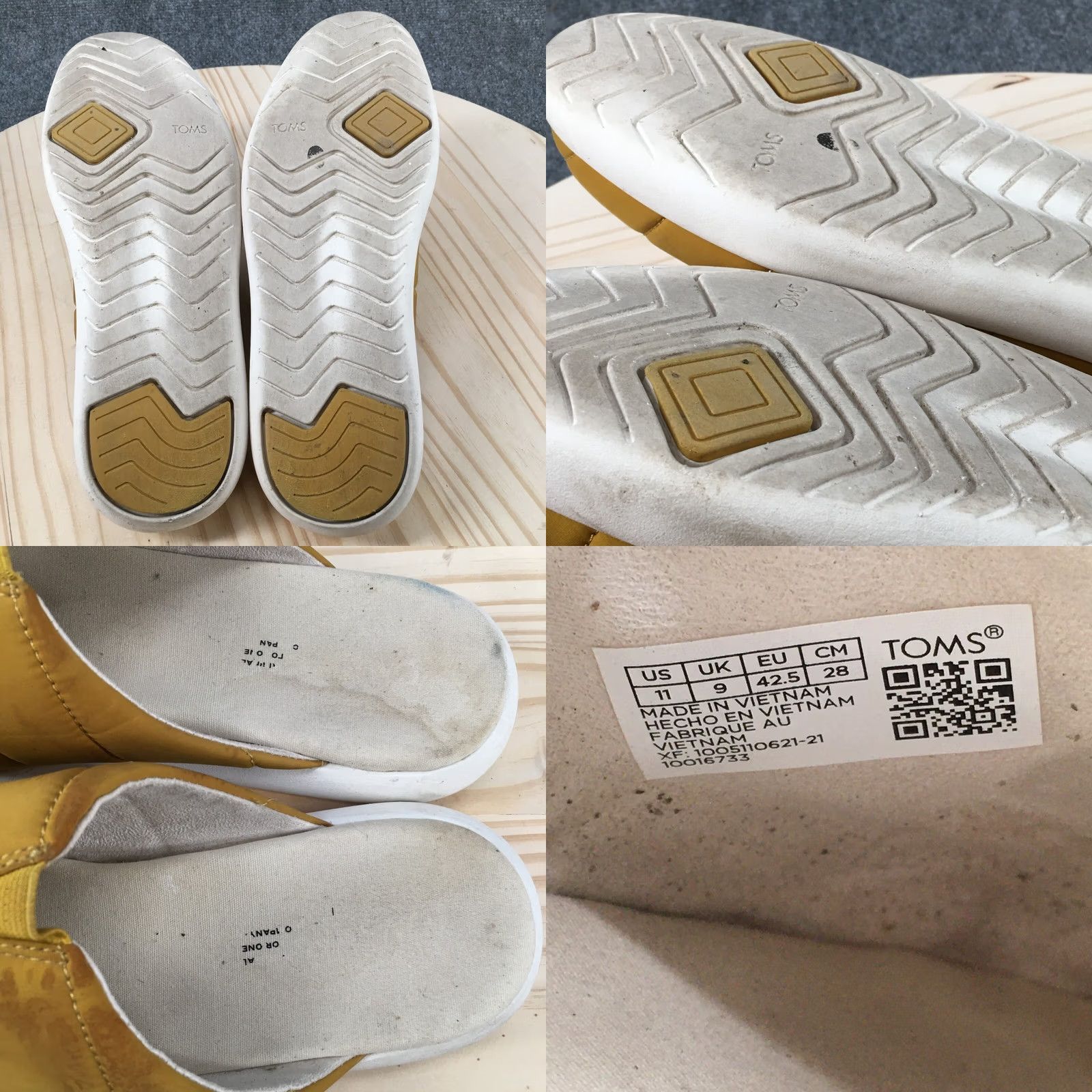 Toms TOMS Sandals Womens 11 Alpargata Mallow Slip On Mules Yellow Mustard Size US 11 / IT 41 - 9 Thumbnail